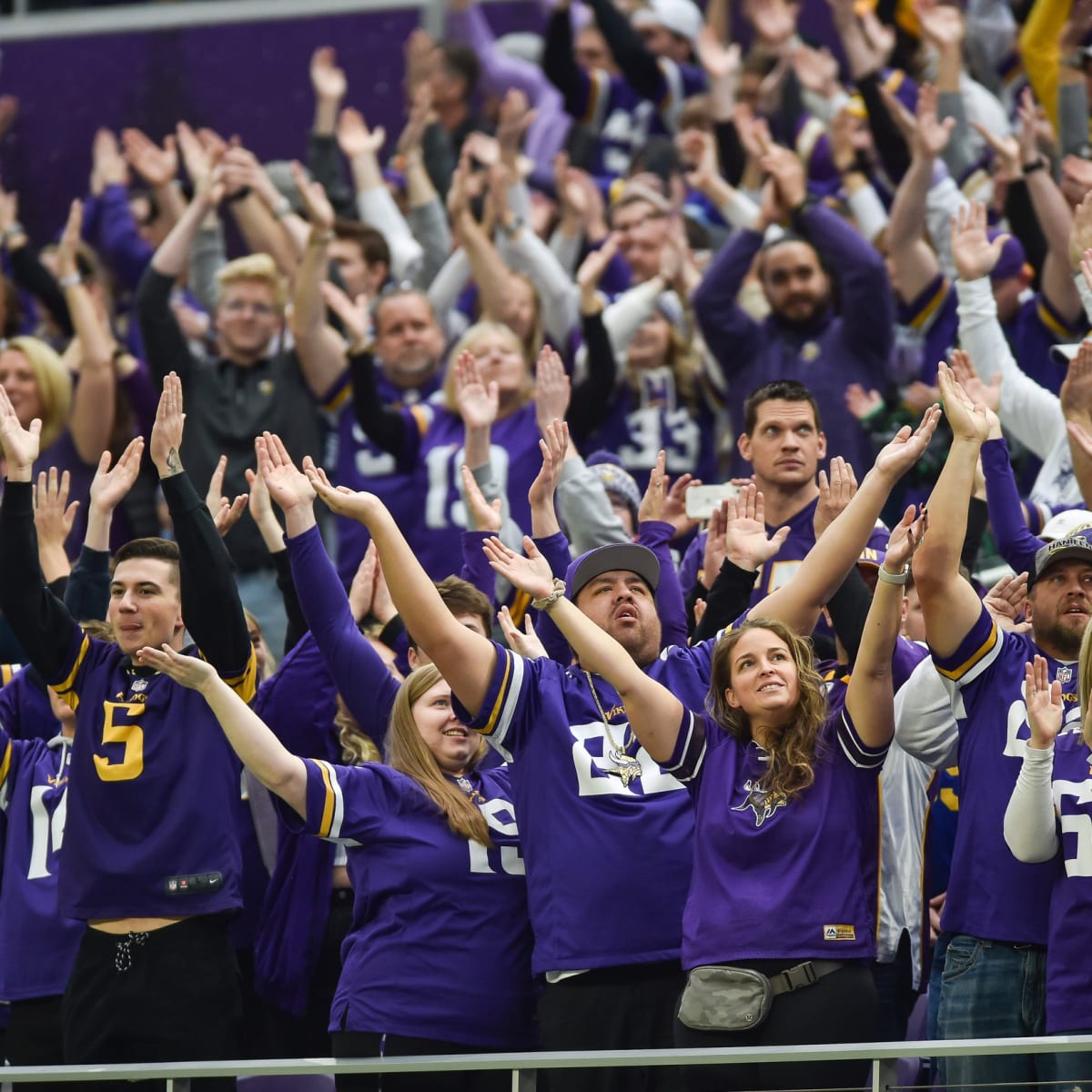 There's nothing fancy about it. It's bleacher seats.” Vikings WR