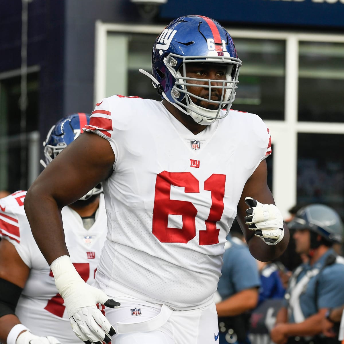 Dexter Lawrence Signed New York White Football Jersey JSA 