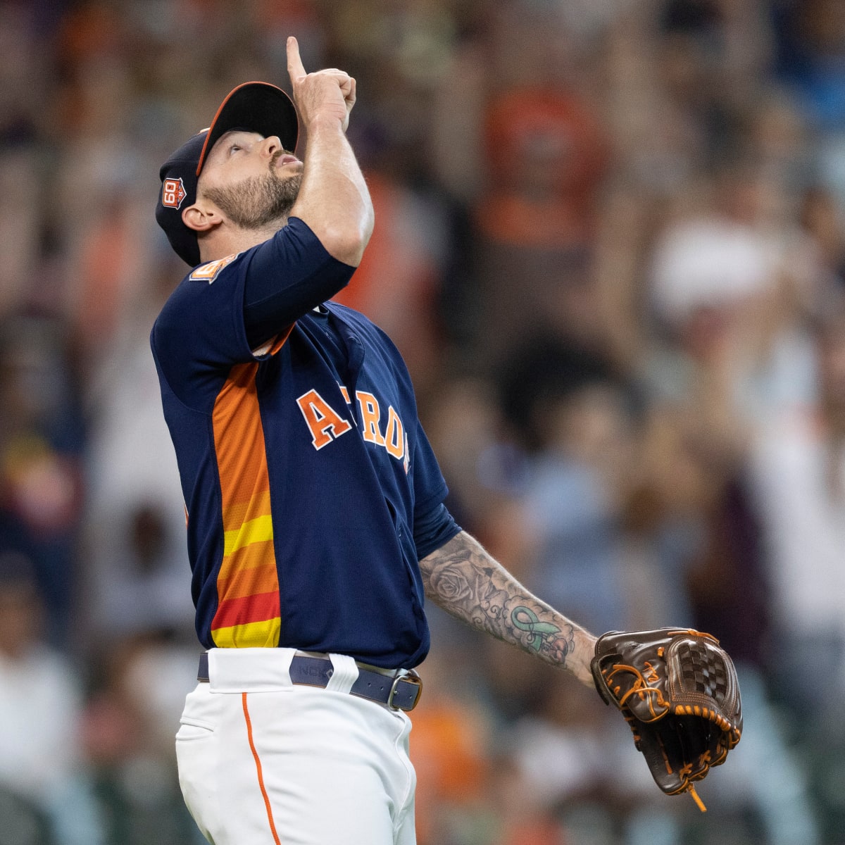 Astros' Ryan Pressly hits another milestone in recovery