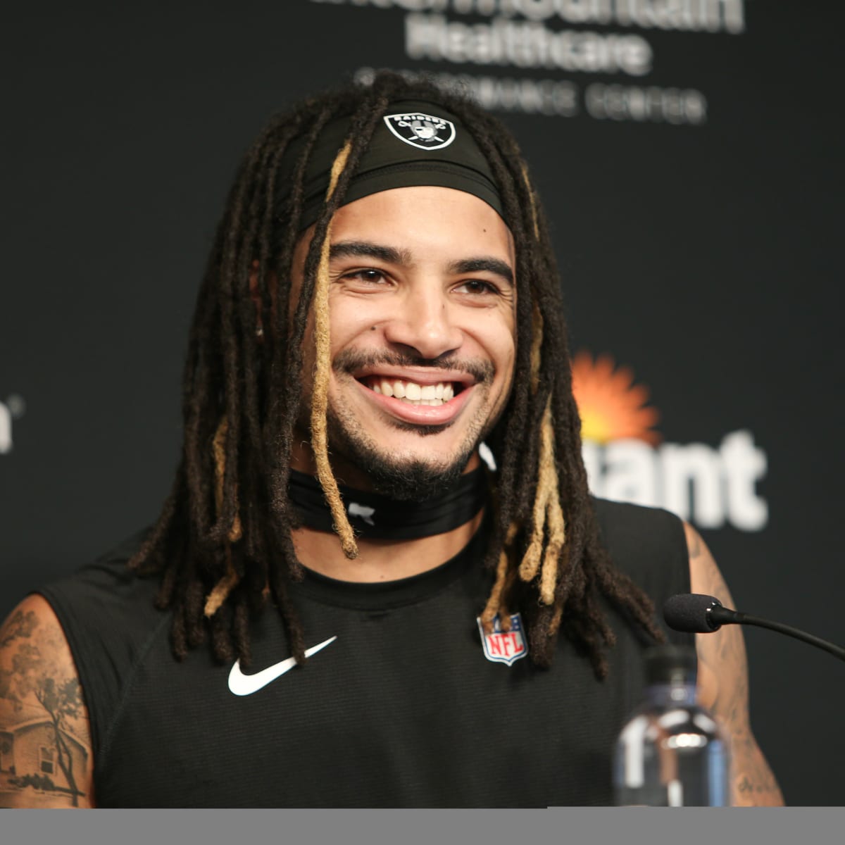 Las Vegas Raiders safety Trevon Moehrig (25) during an NFL football game  against the Baltimore Ravens, Monday, Sept. 13, 2021, in Las Vegas. (AP  Photo/Rick Scuteri Stock Photo - Alamy