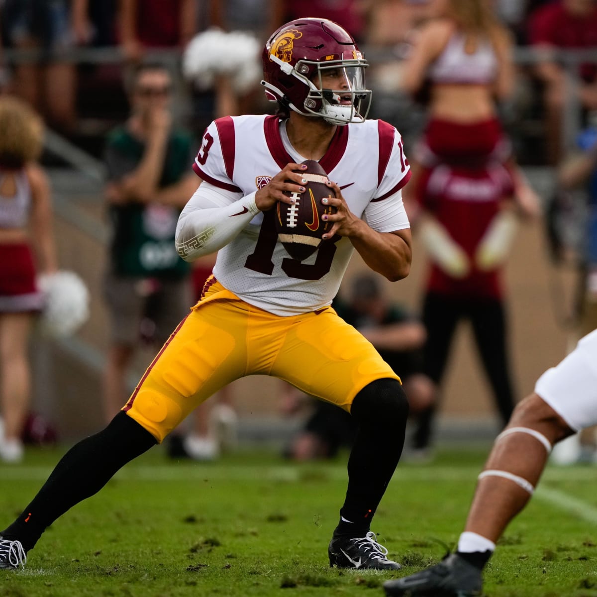 Caleb Williams propels No. 6 USC to a 49-point 1st half in 56-10 victory  over Stanford