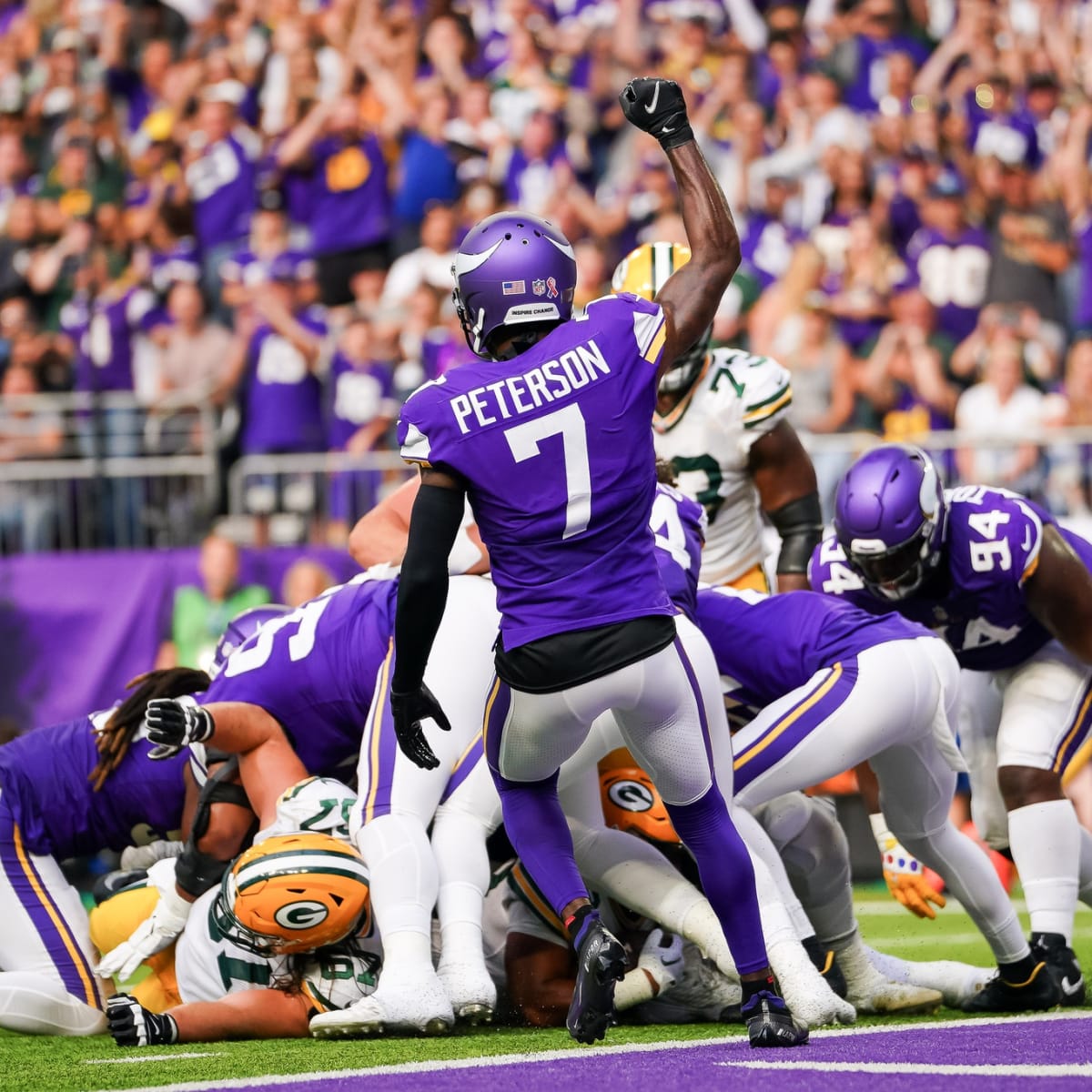 Photos from U.S. Bank Stadium on Sunday as Vikings beat the Packers 23-7 –  Twin Cities