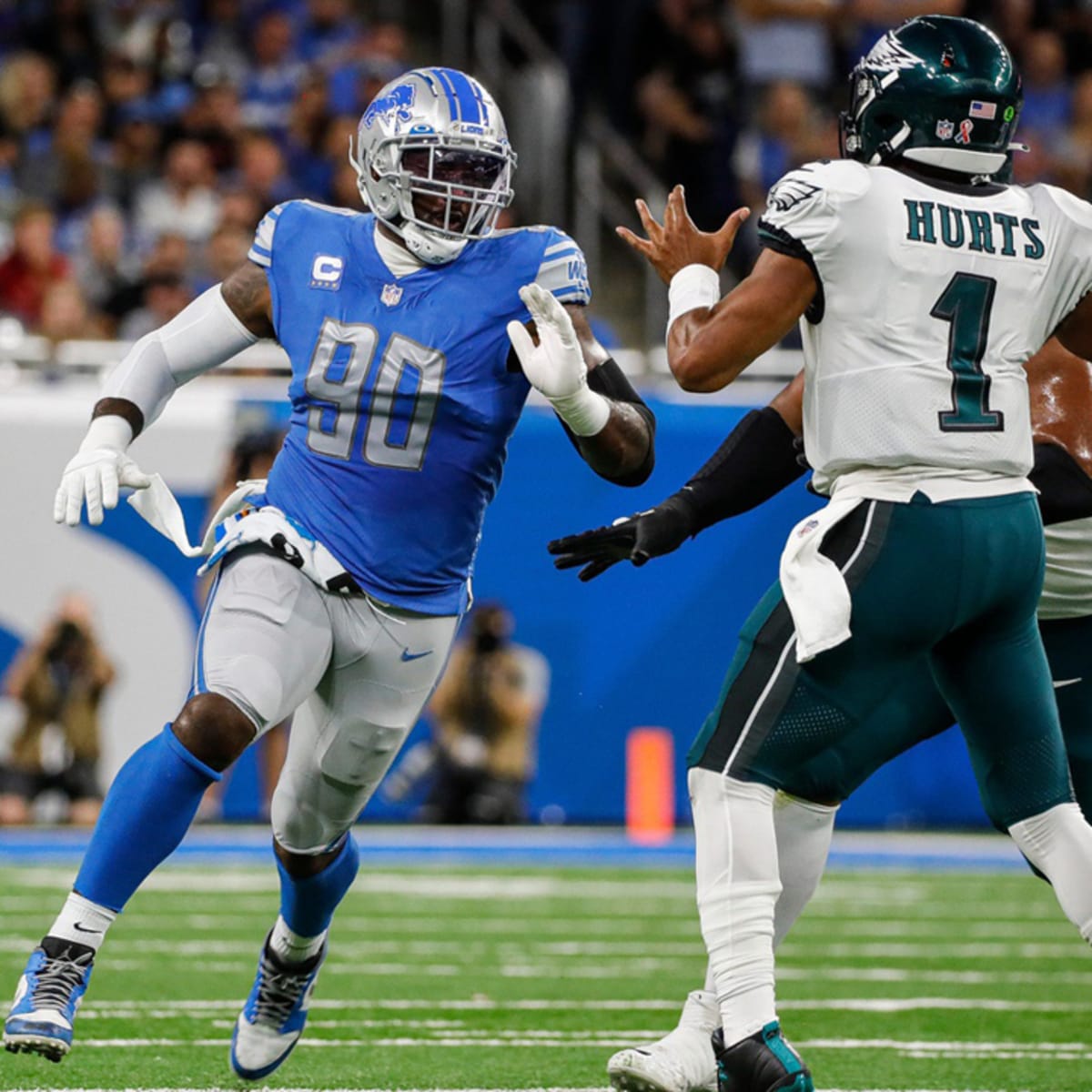 Detroit Lions Dan Campbell loves Aidan Hutchinson - Sports Illustrated  Detroit Lions News, Analysis and More