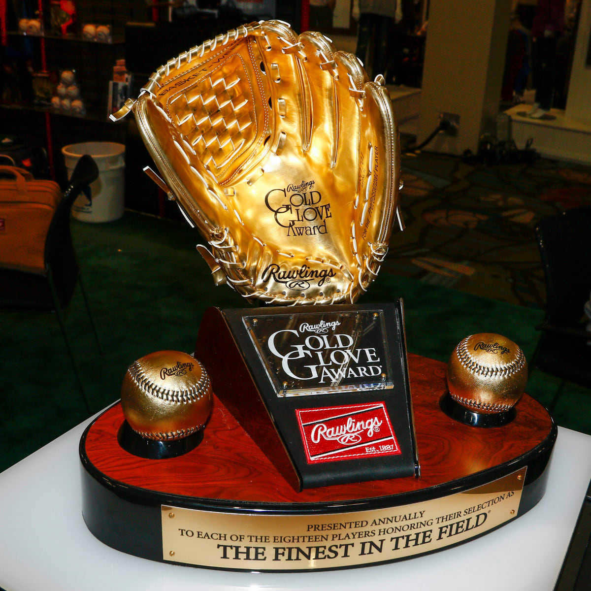 Most Gold Glove Awards alltime at each position