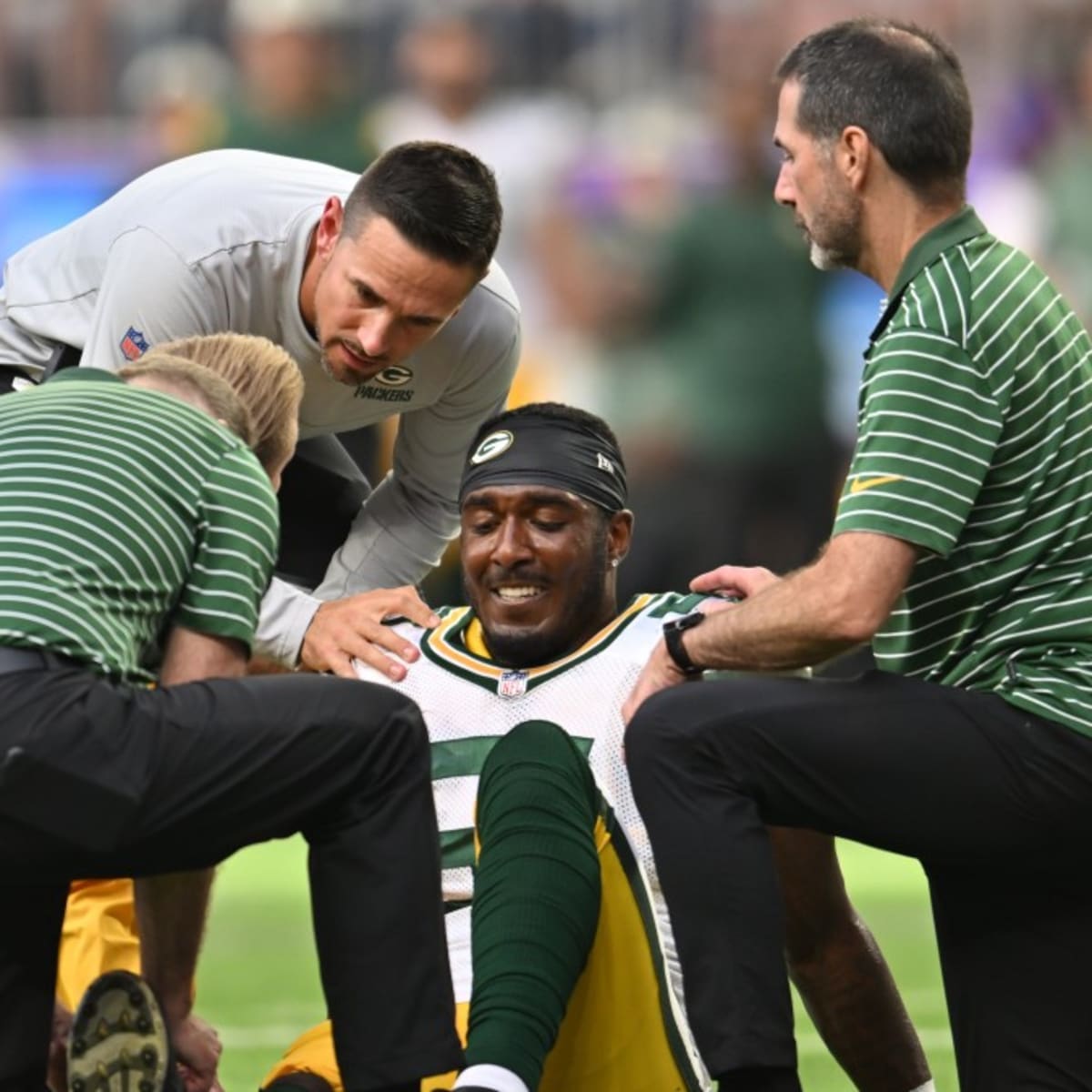 Green Bay Packers linebacker Krys Barnes enters heat-seeking