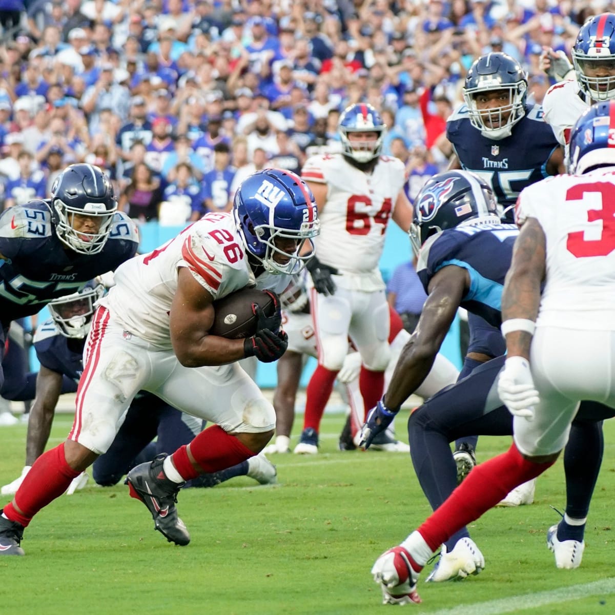 Giants' Saquon Barkley was fighting uphill battle even before being slapped  with franchise tag 