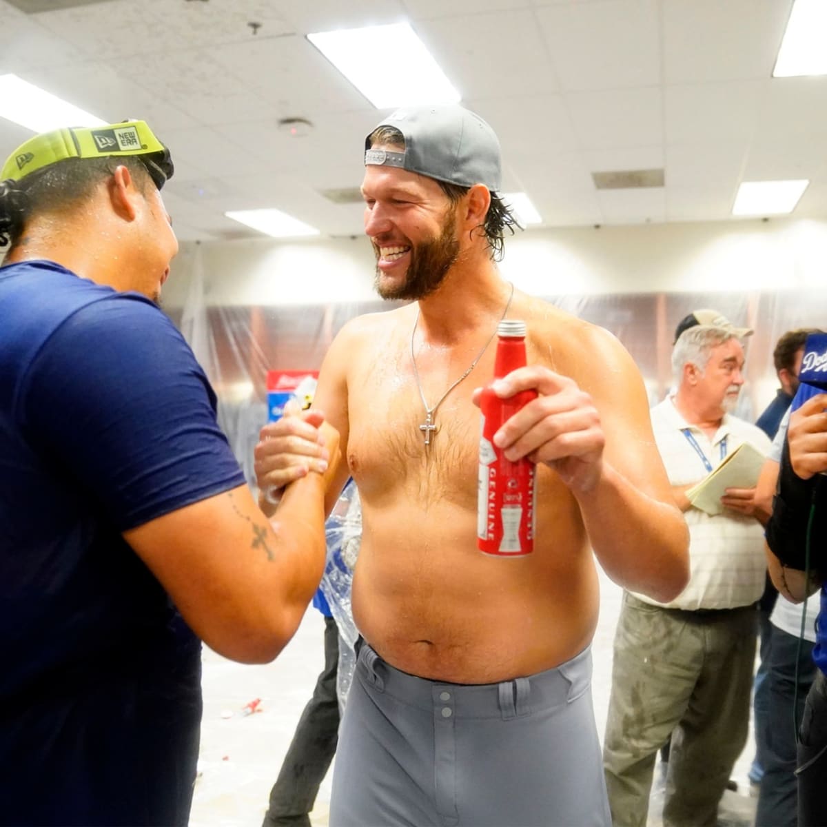 What Led To Max Scherzer's shirtless appearance on TV?