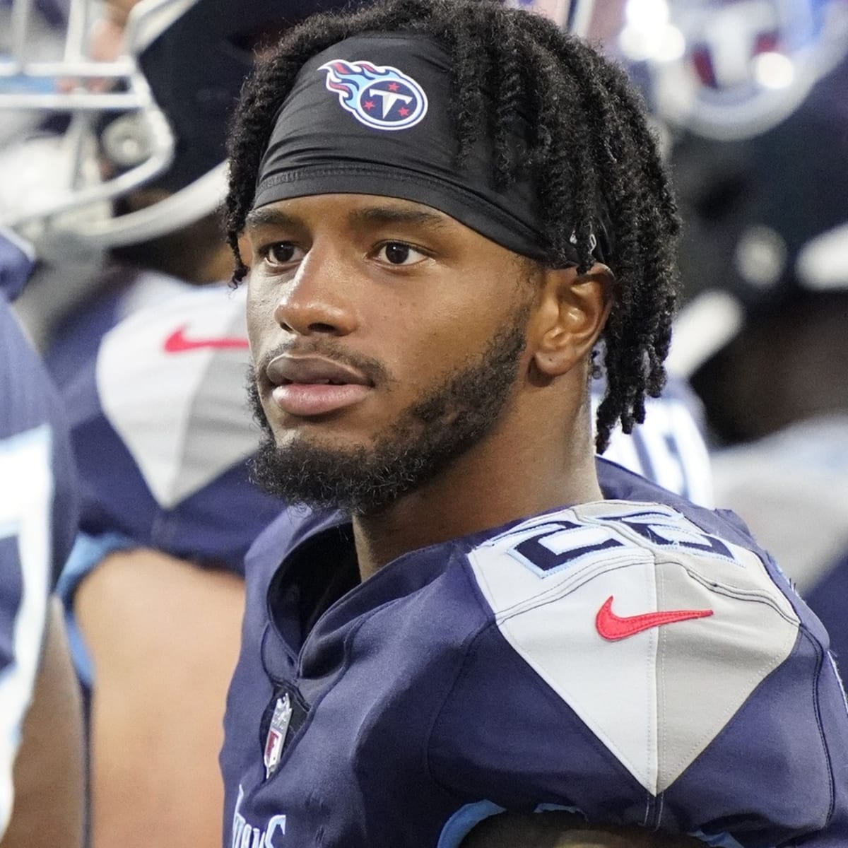 Tennessee Titans cornerback Kristian Fulton warms up before an NFL football  game against the Jacksonville Jaguars, Saturday, Jan. 7, 2023, in  Jacksonville, Fla. (AP Photo/Phelan M. Ebenhack Stock Photo - Alamy