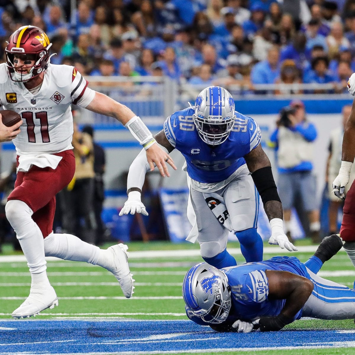 2022 Detroit Lions updated depth chart: Week 2 vs. Washington