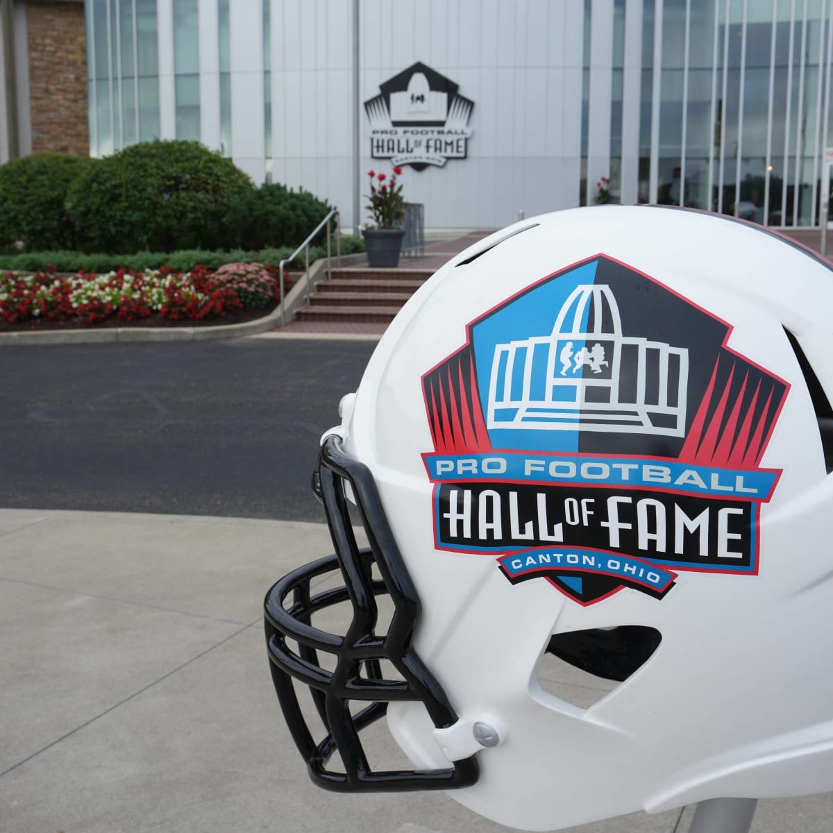 College Football Hall of Fame Helmet Wall - Flip the Field