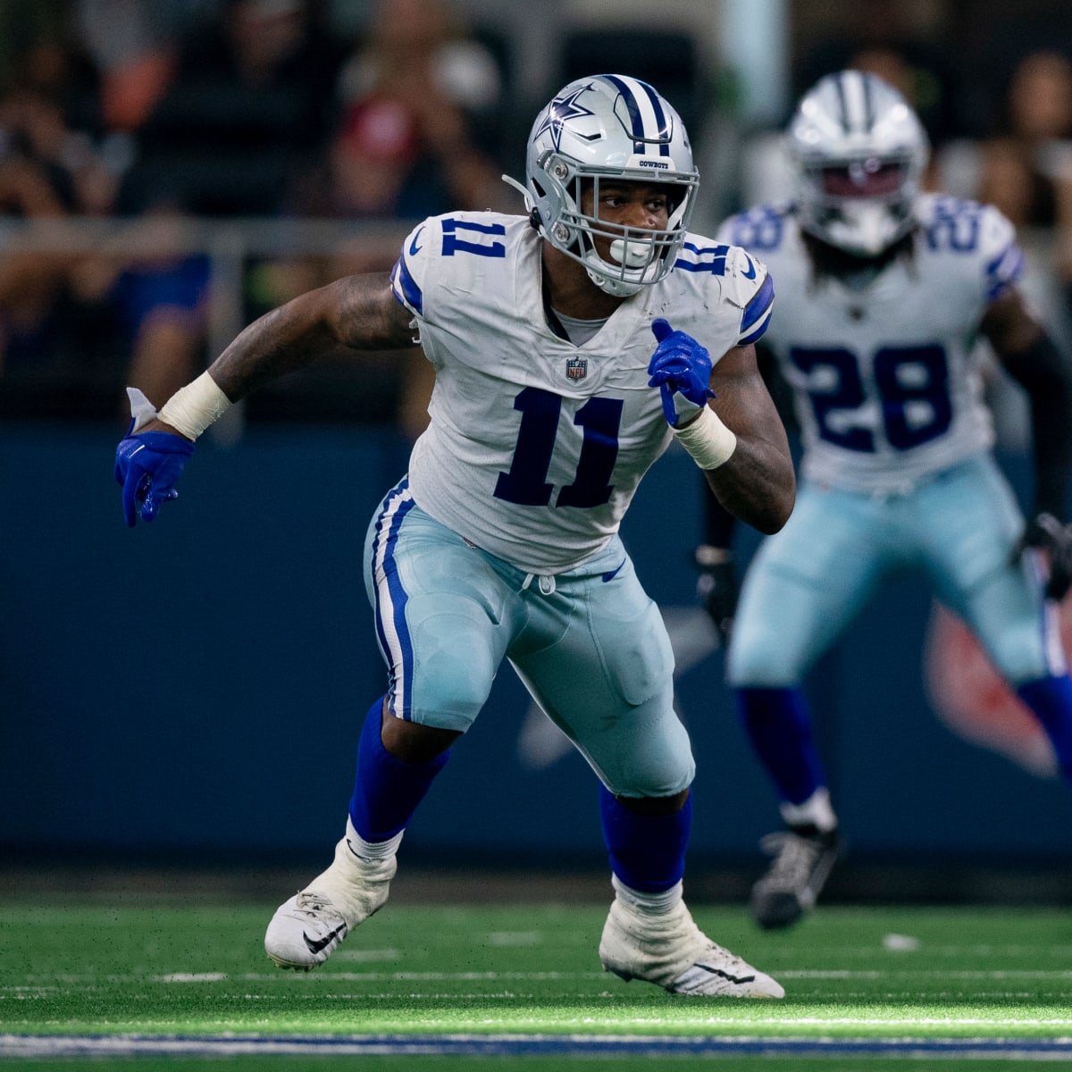 Dallas Cowboys linebacker Micah Parsons (11) is seen during an NFL football  game against the New York Giants, Thursday, Nov. 24, 2022, in Arlington,  Texas. Dallas won 28-20. (AP Photo/Brandon Wade Stock Photo - Alamy