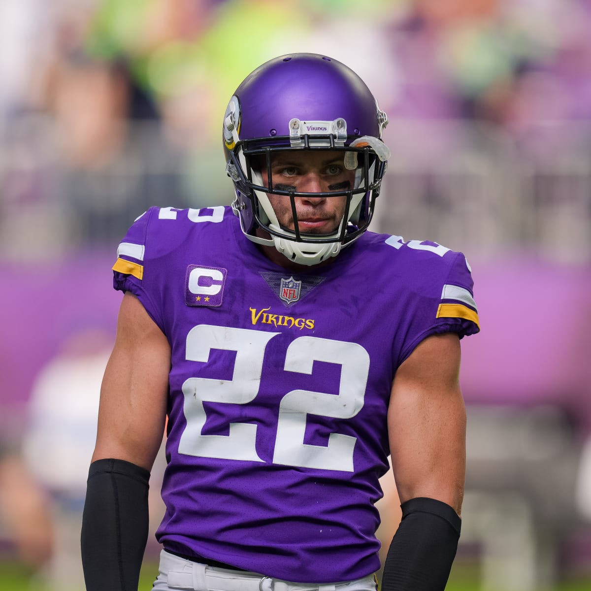 NFL Auction  BCA - VIKINGS HARRISON SMITH GAME WORN VIKINGS