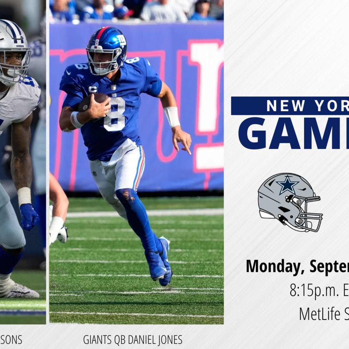 How to watch NY Giants vs Dallas Cowboys: NFL Week 3 time, TV