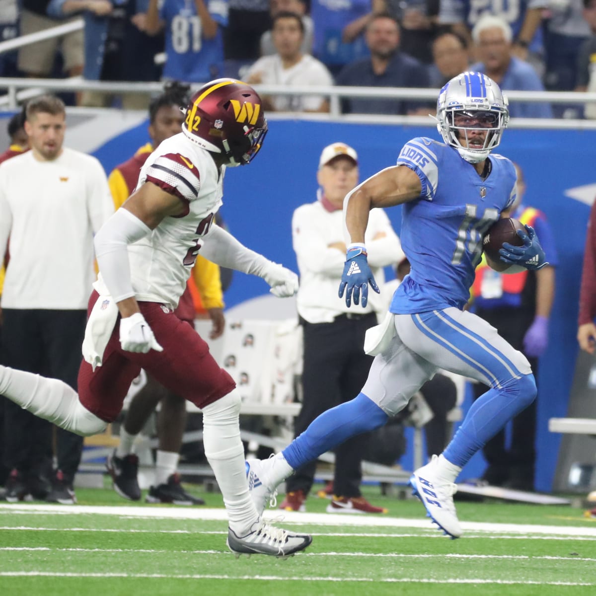 Detroit Lions' Amon-Ra St. Brown takes a sly dig Commanders' WR Dyami Brown