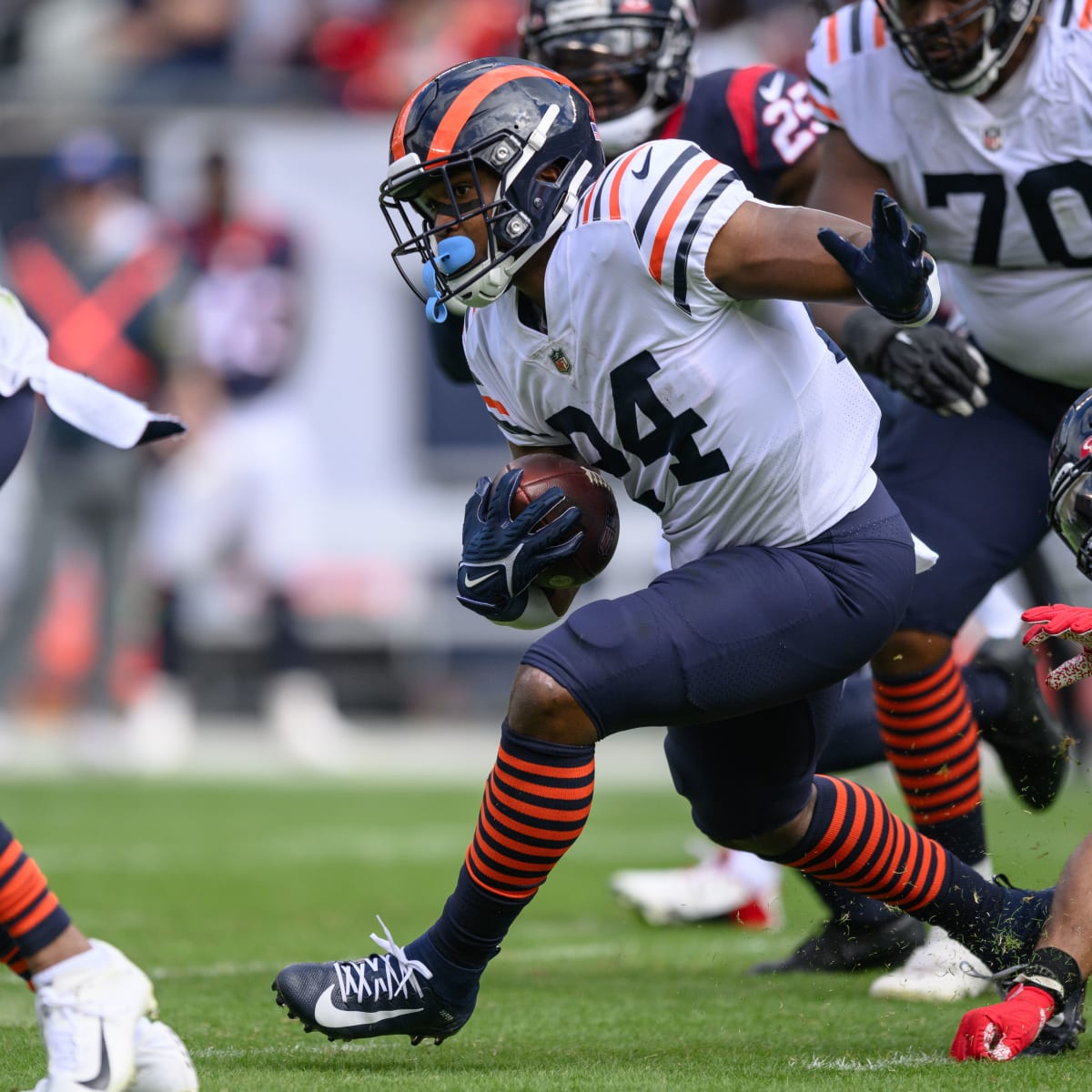 Bears' Khalil Herbert and Khari Blasingame return to practice