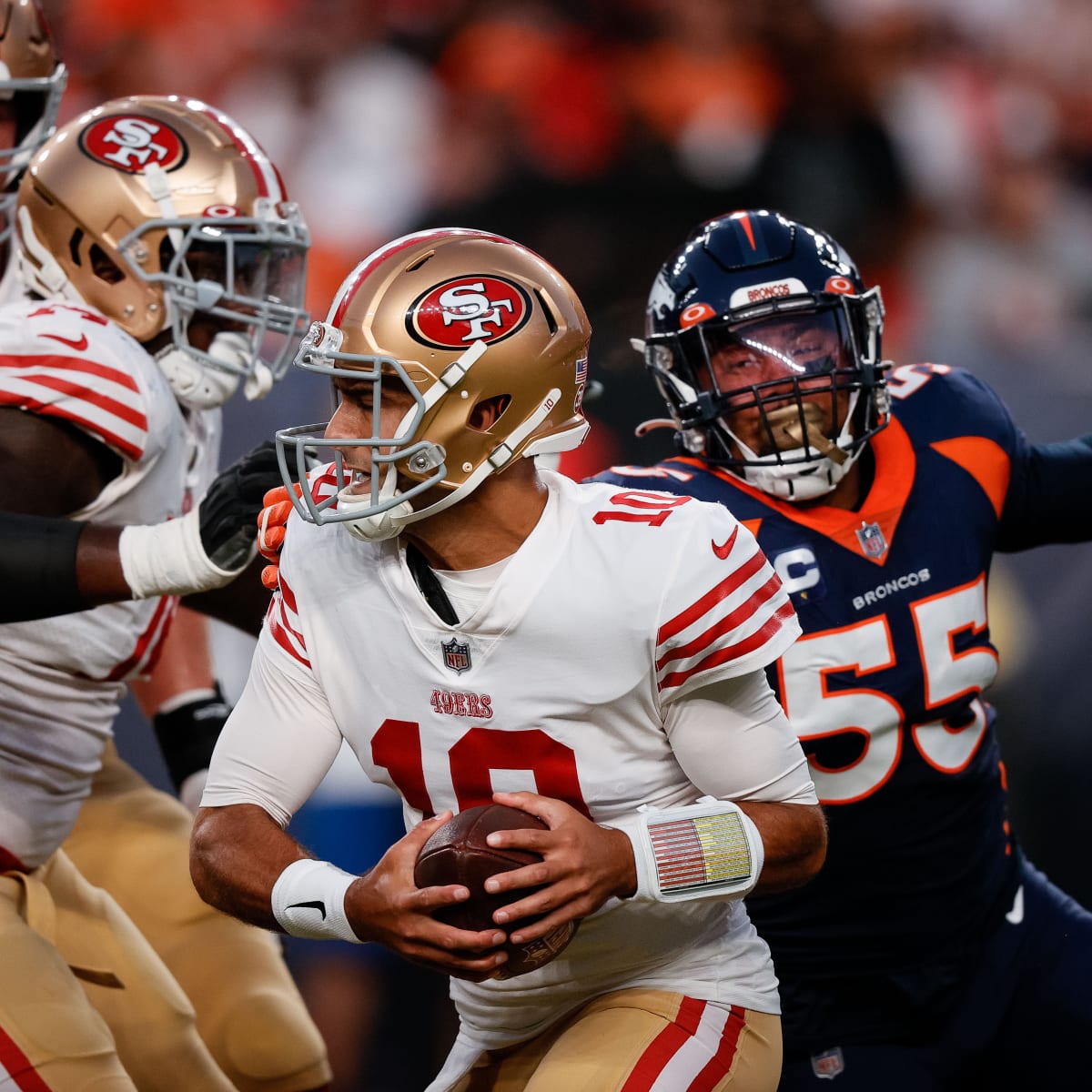 Broncos defense bails out AWOL offense with safety, two late takeaways in  11-10 win over 49ers