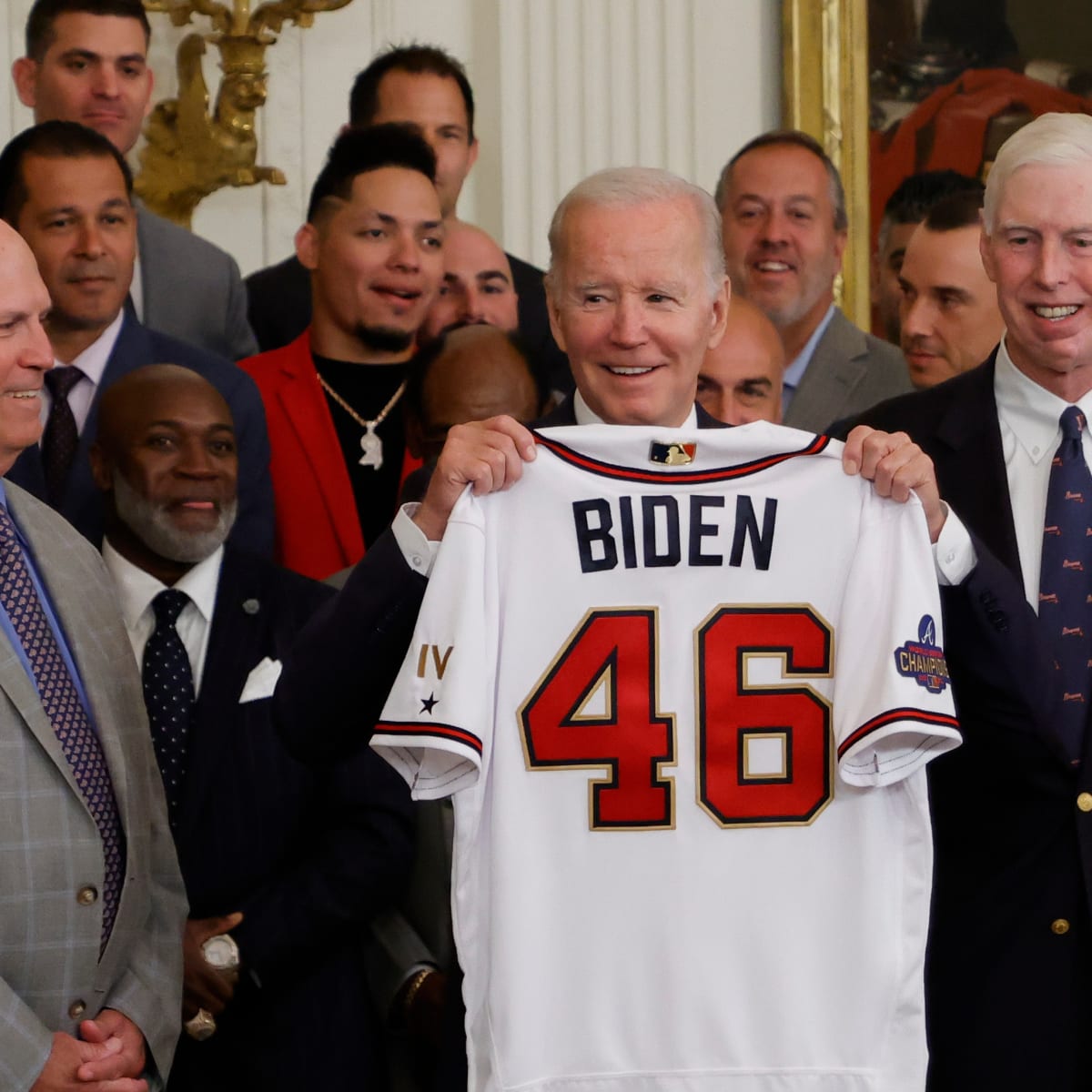What did President Biden say about the Atlanta Braves' tomahawk