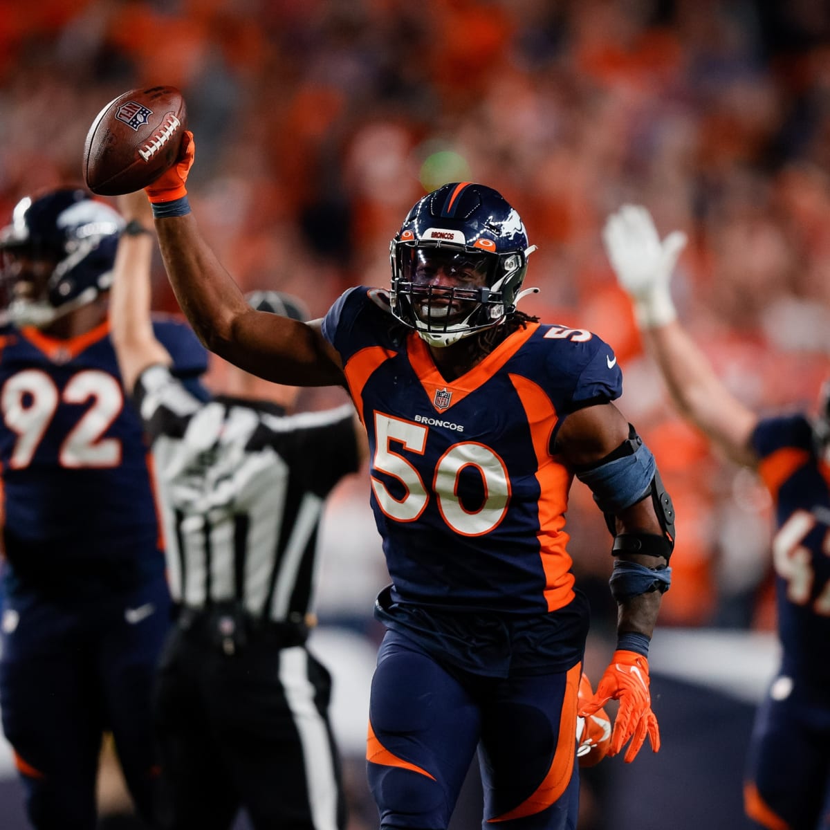 broncos all blue uniforms