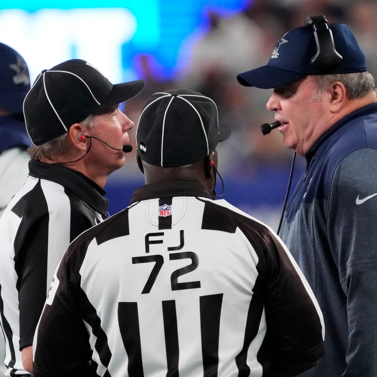 Why Cowboys head coach Mike McCarthy declined Panthers' facemask penalty