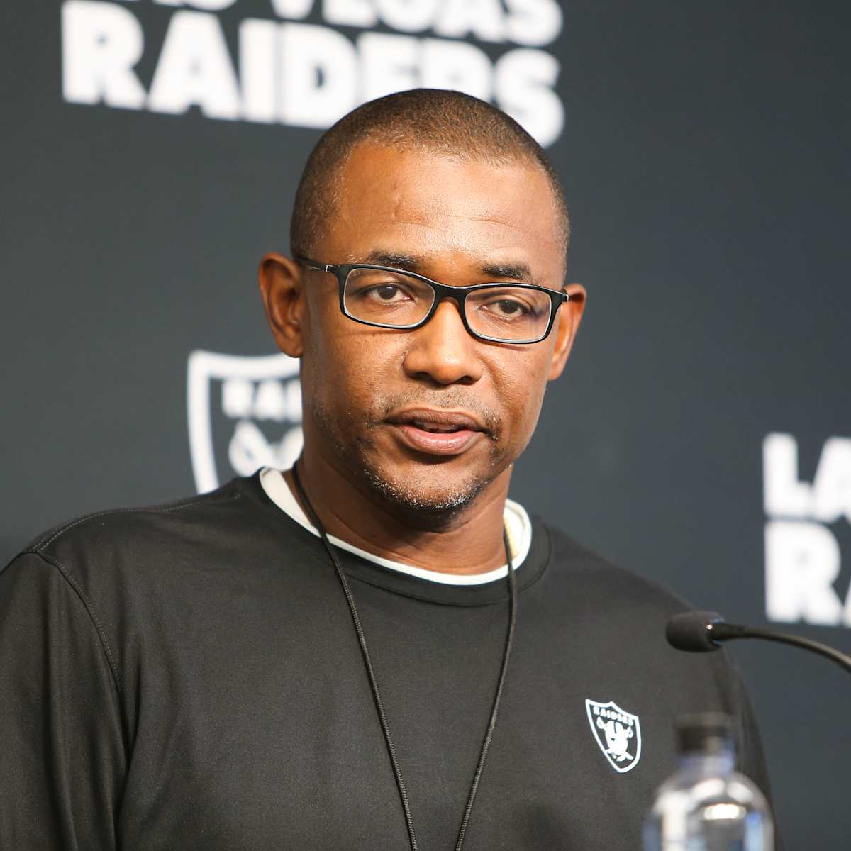 Patrick Graham addresed the media on - Las Vegas Raiders