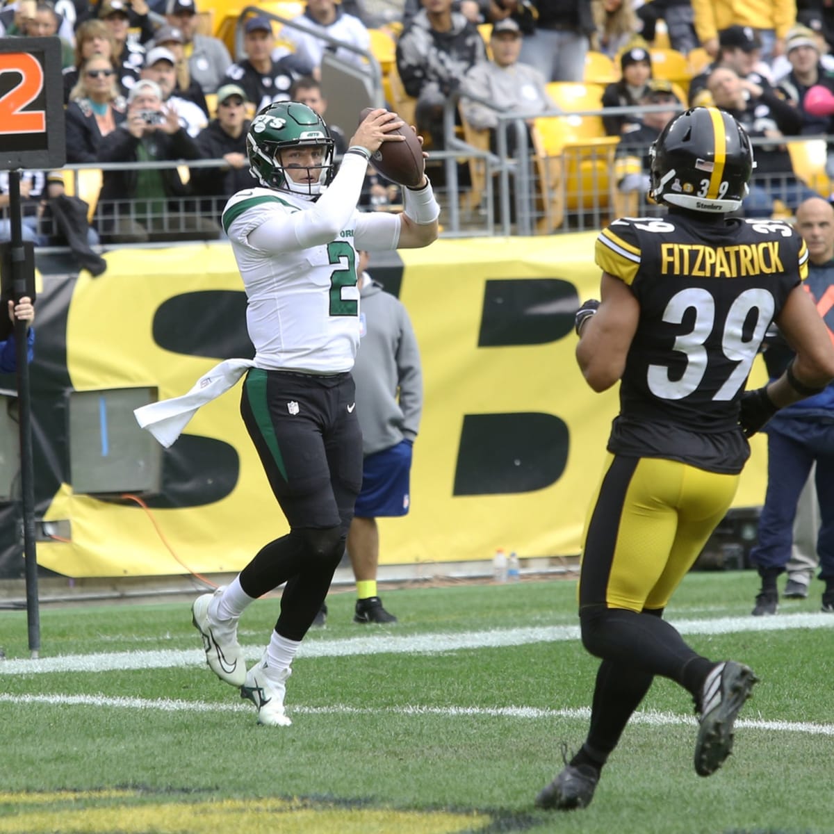 New York Jets QB Zach Wilson Catches Touchdown Pass on Trick Play Against Pittsburgh  Steelers - Sports Illustrated New York Jets News, Analysis and More