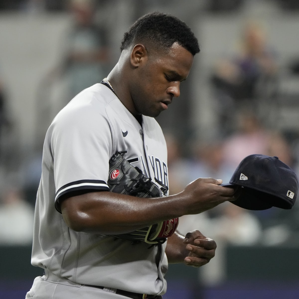 Severino 7 no-hit innings vs Texas Jung gets hit in 8th