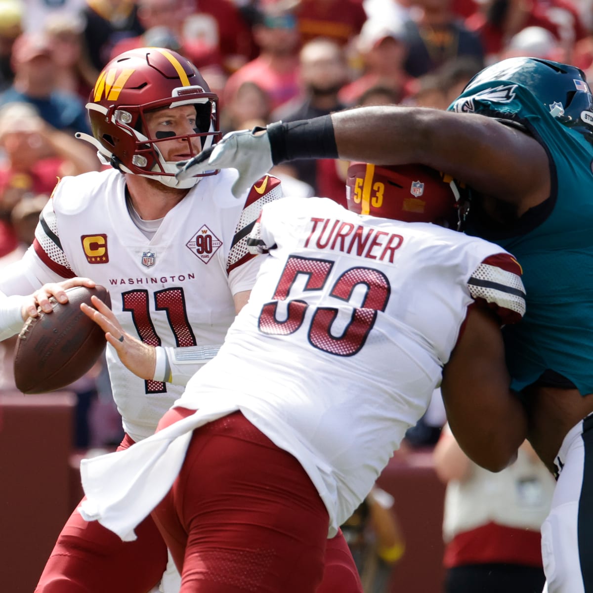 Sam Howell 'Missing' Commanders TE Logan Thomas - Sports Illustrated  Washington Football News, Analysis and More