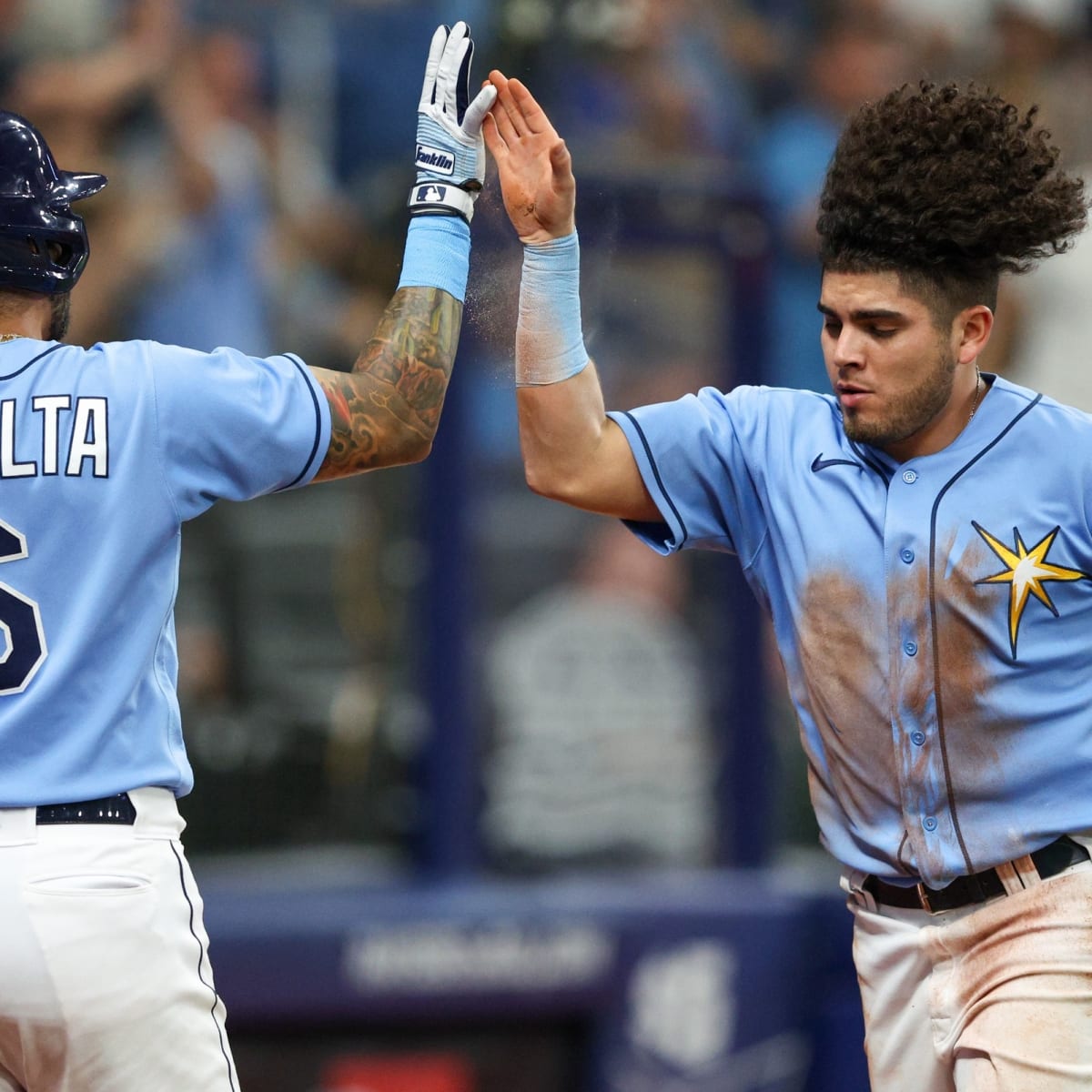 How Brett Phillips, the last man on the Rays' roster, started the most  bizarre World Series ending you will ever see - The Boston Globe