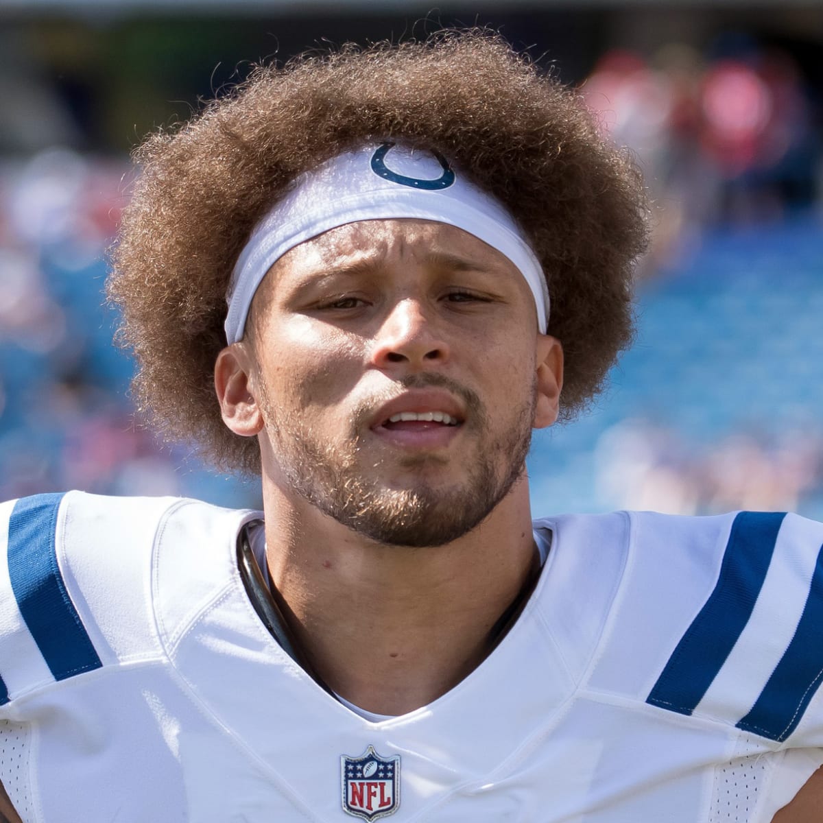 October 8, 2018 - East Rutherford, New Jersey, U.S. - Denver Broncos  running back Phillip Lindsay (30) on the sideline during a NFL game between  the Denver Broncos and the New York