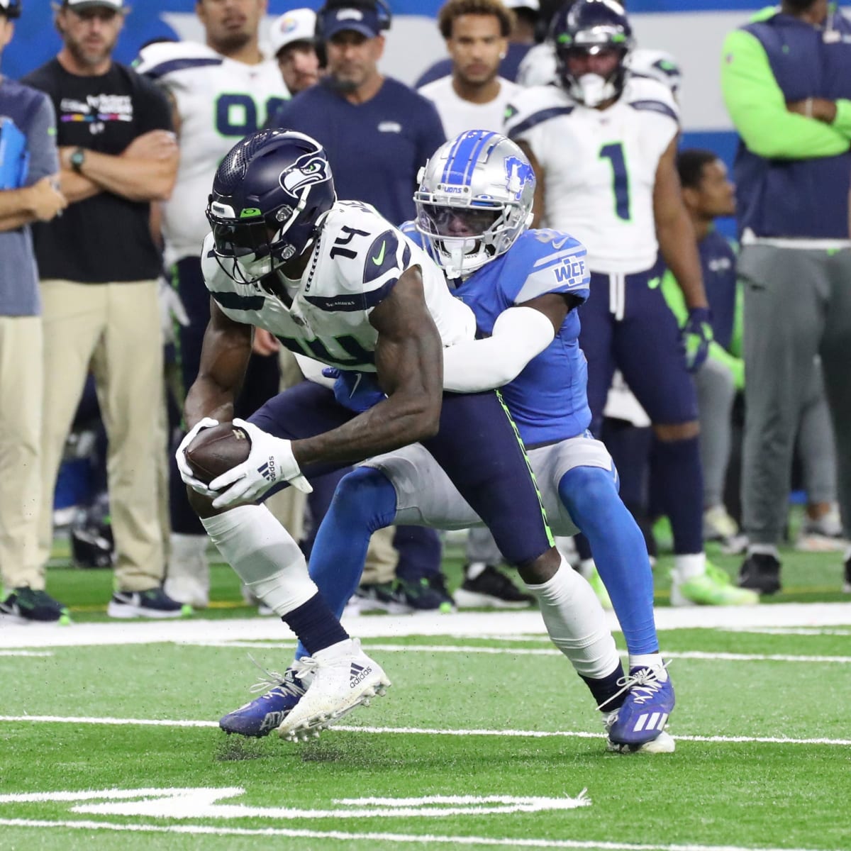 Seattle Seahawks' DK Metcalf Praised for 'Poised' Performance vs. Detroit  Lions - Sports Illustrated Seattle Seahawks News, Analysis and More