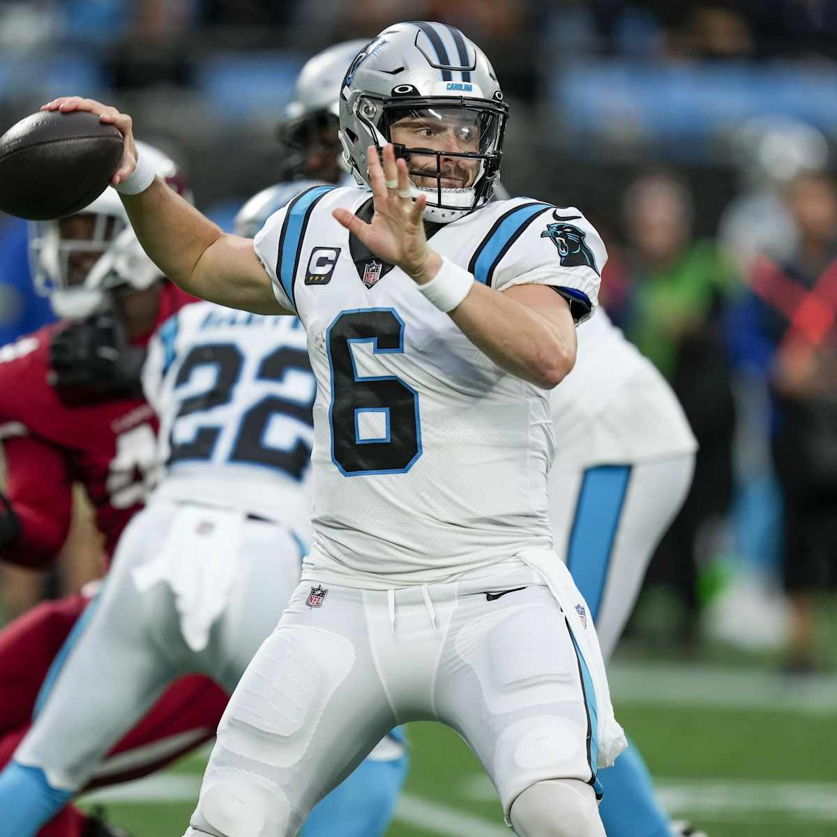 What Baker Mayfield did at the Carolina Panthers' scrimmage on Aug. 6, 2022  