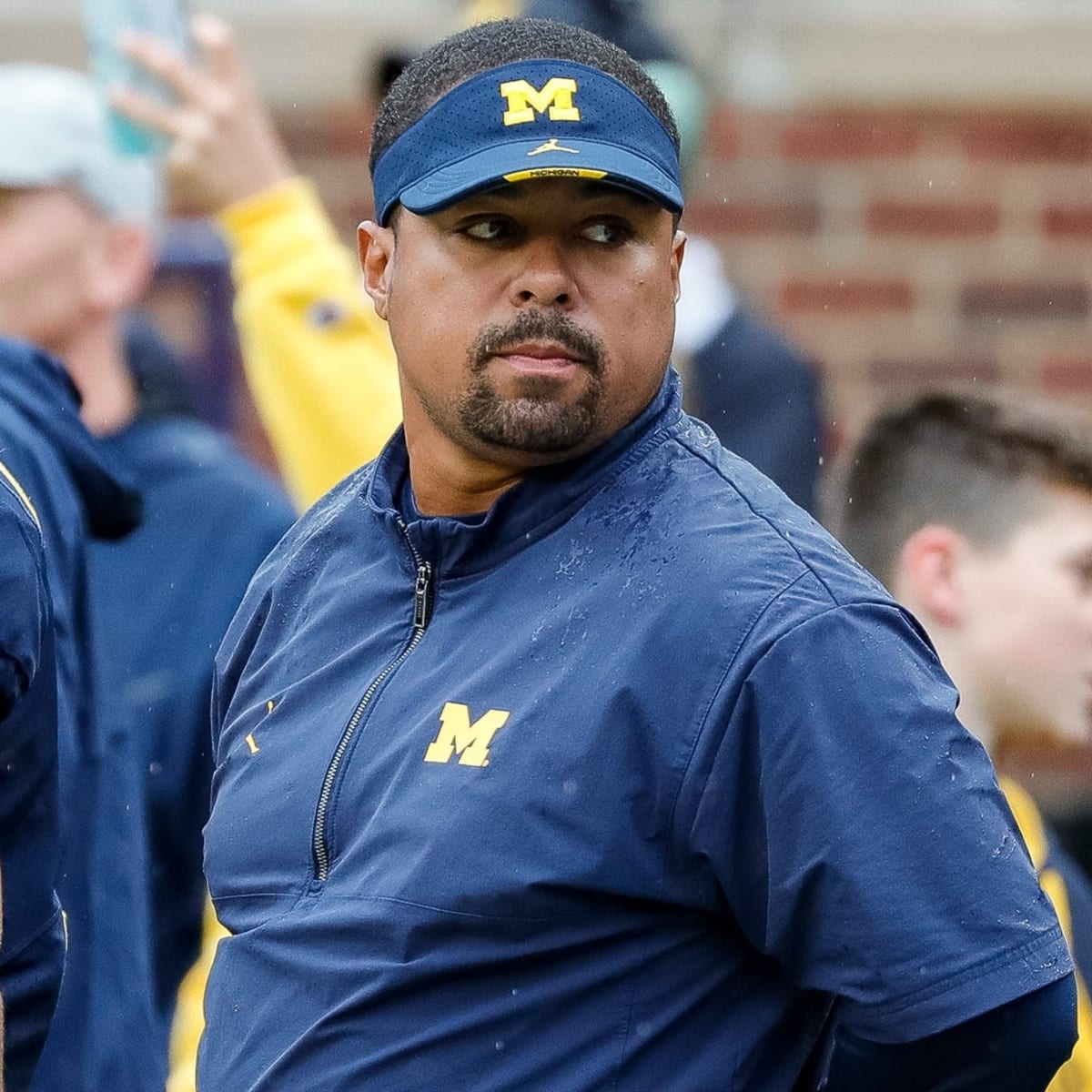 Michigan Coach Mike Hart Carted Off Field After Medical Emergency - Sports  Illustrated