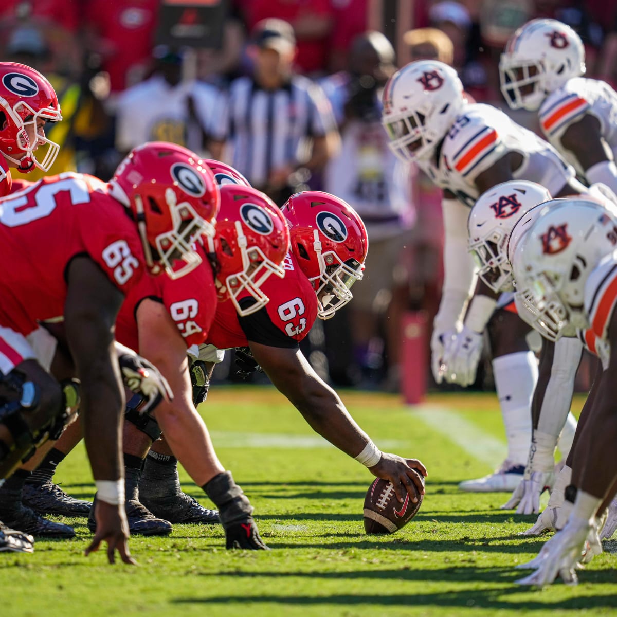 Georgia's game at Auburn will Kickoff at 3:30 on CBS