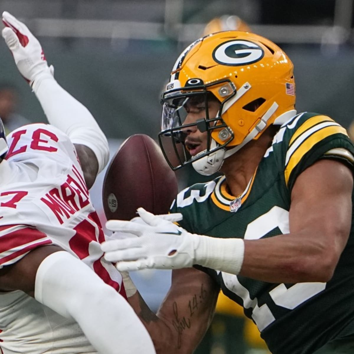 Packers offense shut down in 2nd half in loss to Giants