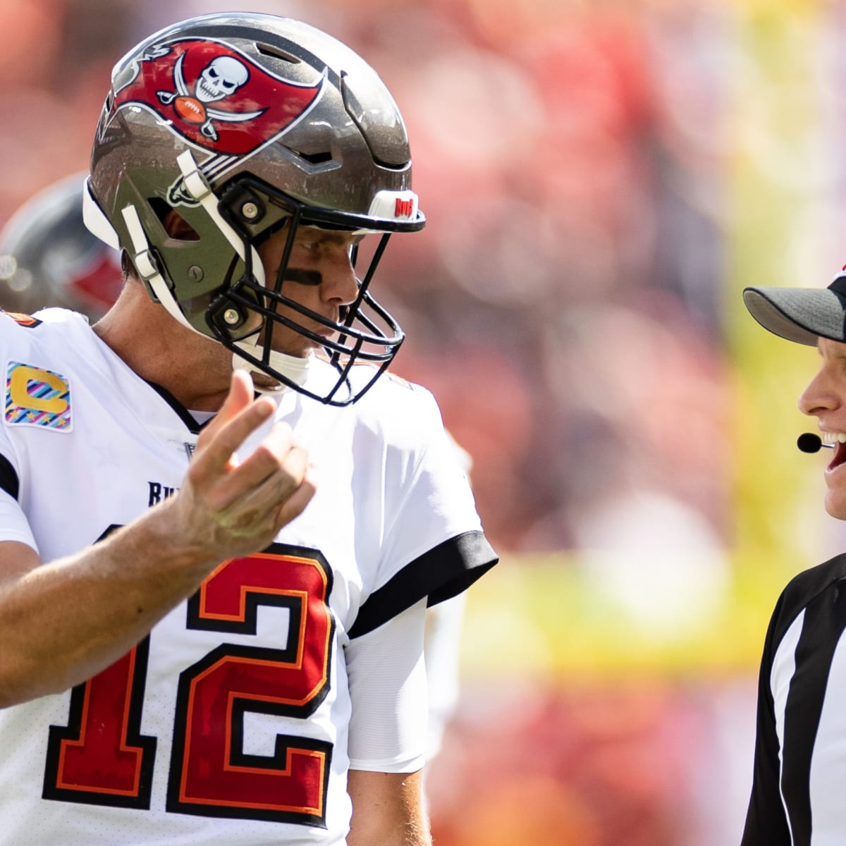 Bucs' Tom Brady fined for attempted kick of Falcons' Jarrett: ESPN