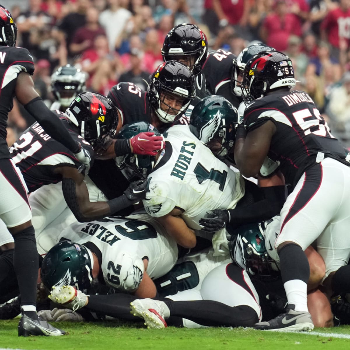 Eagles' undefeated record could be in trouble vs. Cardinals