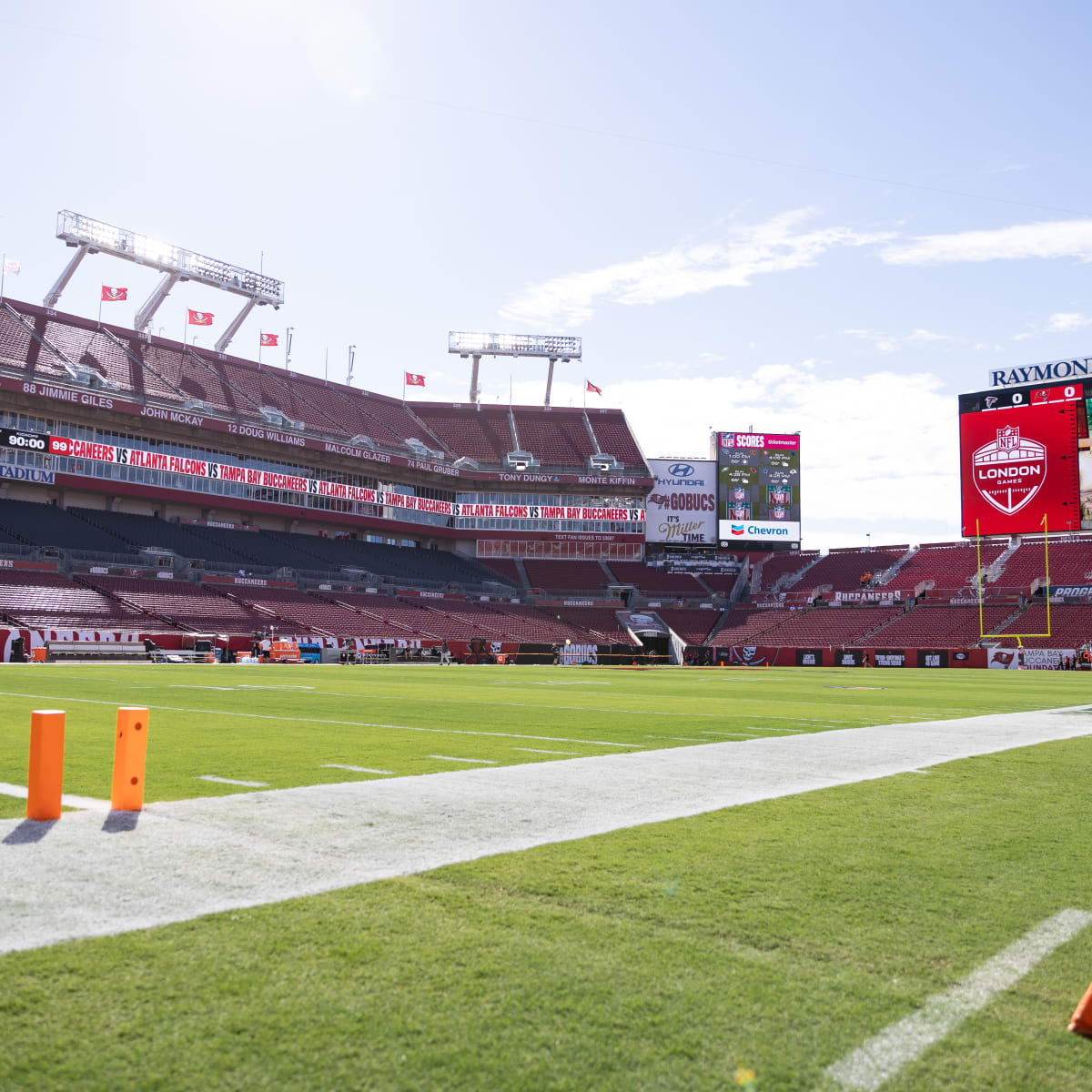 Photos: Buccaneers take on the Atlanta Falcons Sunday at Raymond