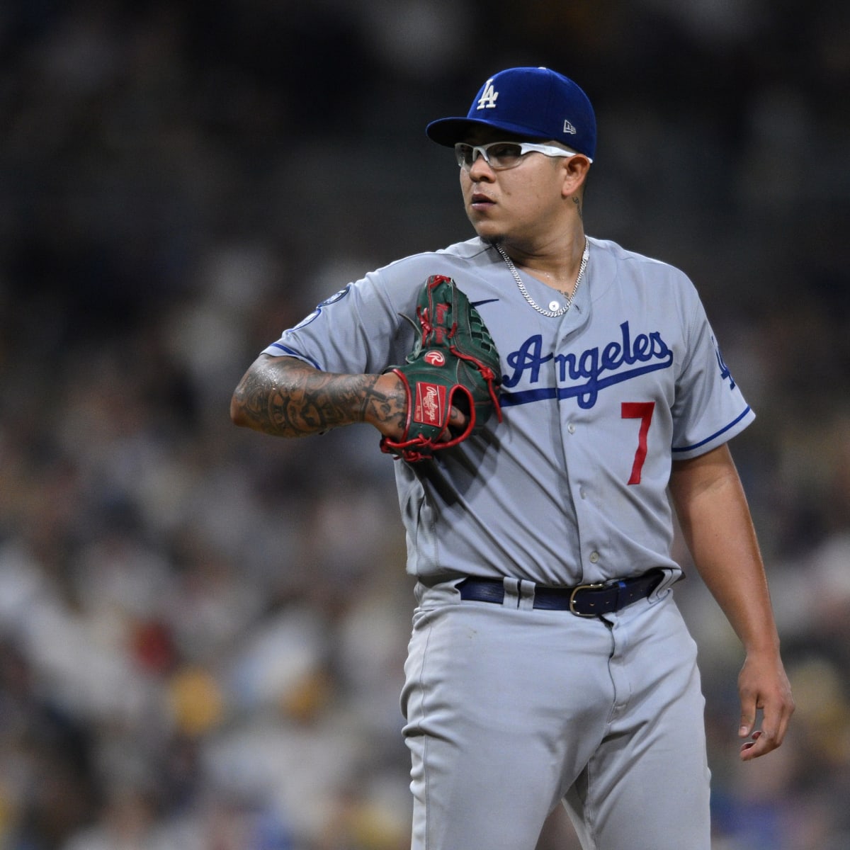 Julio Urías was the Dodgers Game 1 starter. Now, he's just a