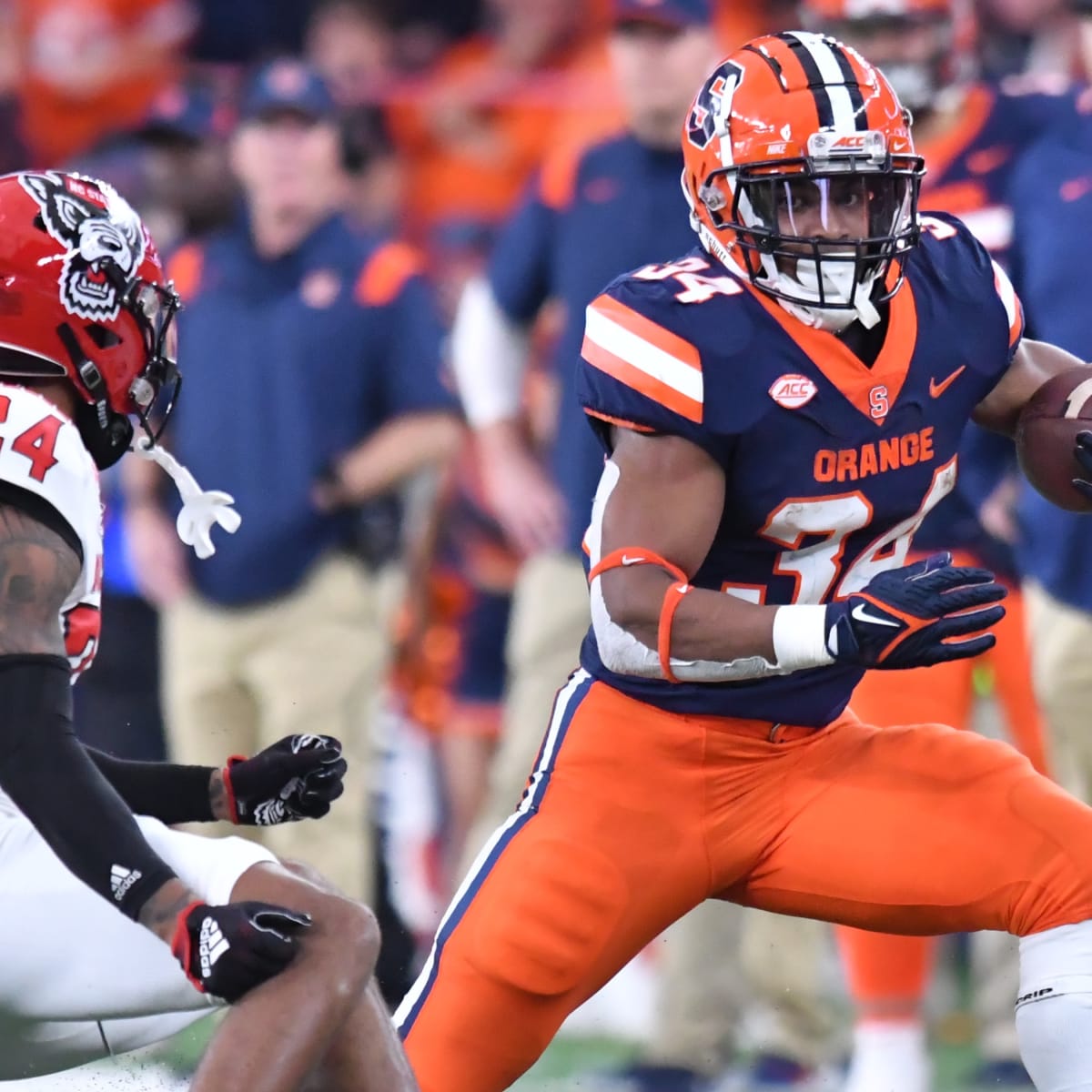 Fans rush field after Orange beat NC State at the Dome