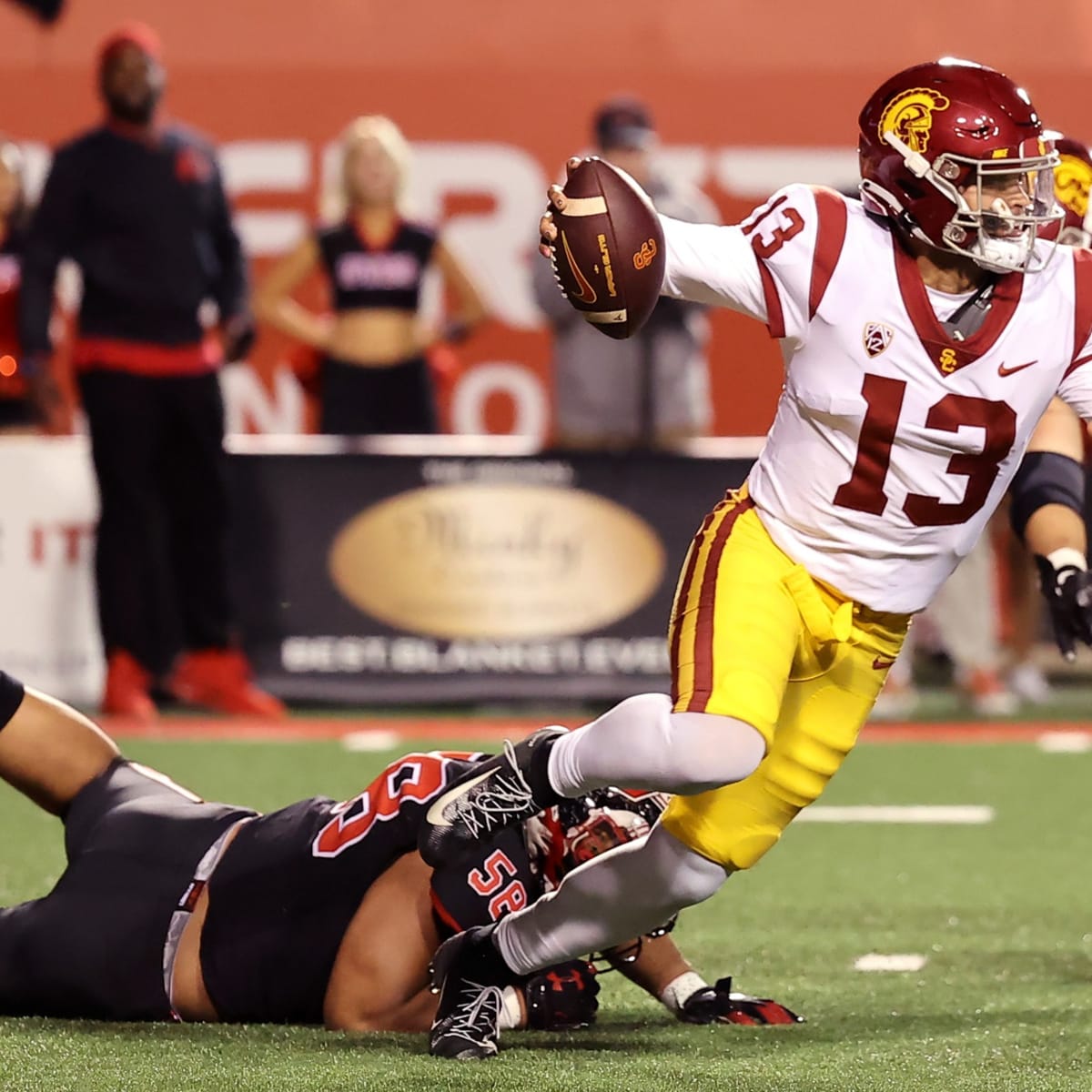 JuJu Stiff Arm vs. Utah  All week, USC heard about Utah's