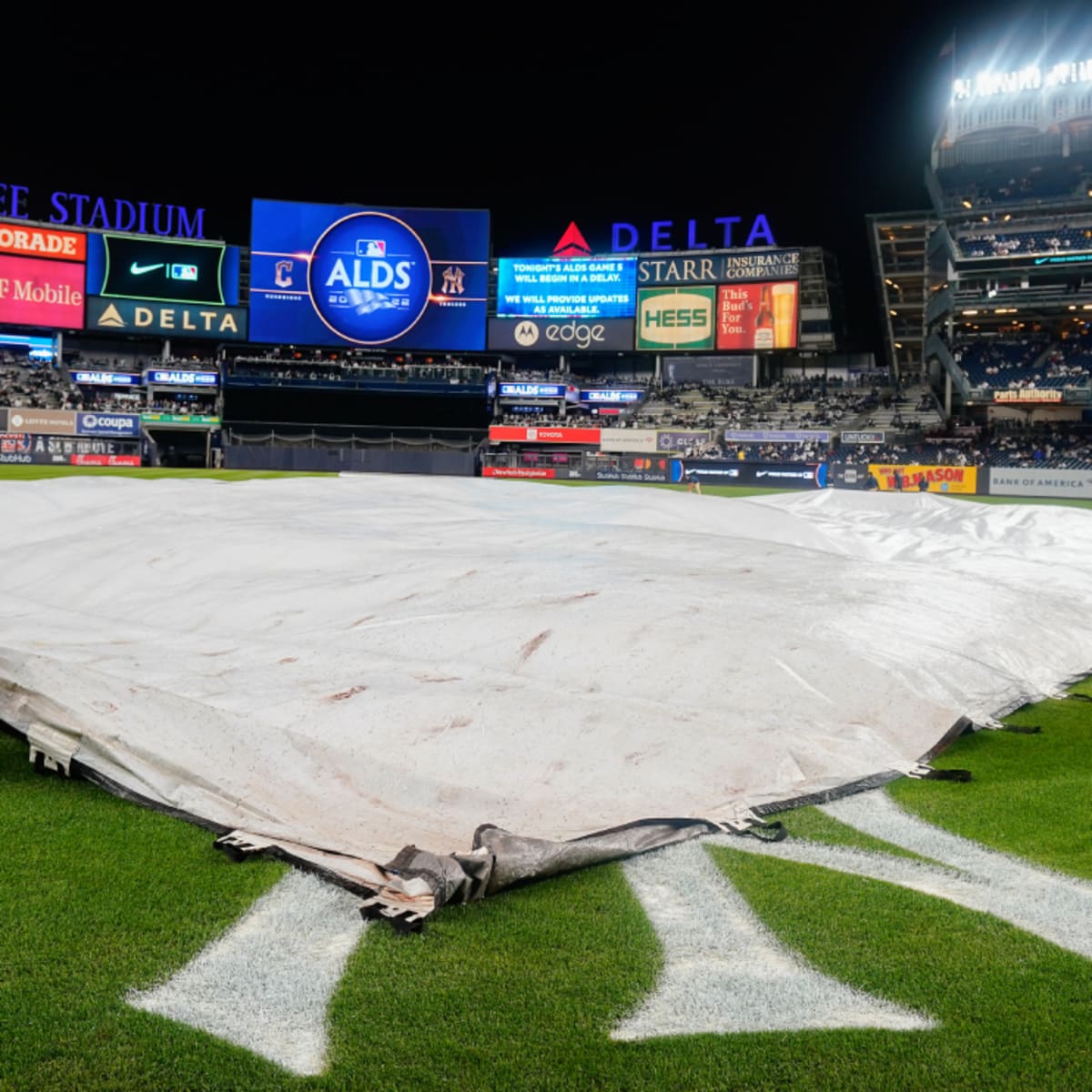 ALDS Game 5 between Yanks, Guardians delayed by rain –