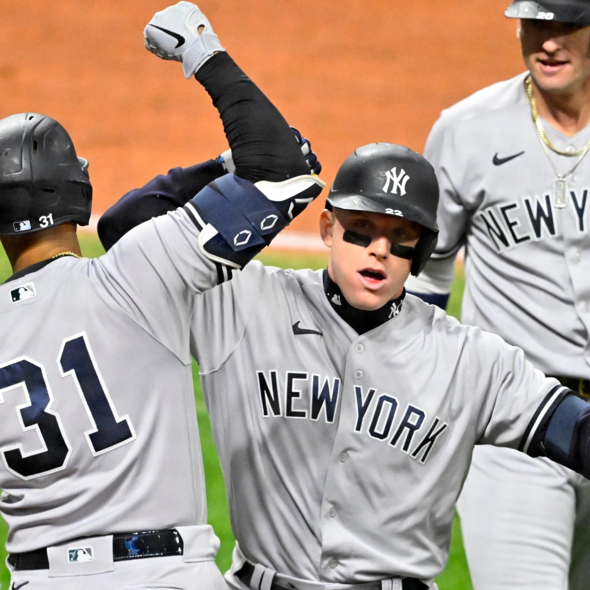 Russell Wilson looks like a star in Yankees pinstripes