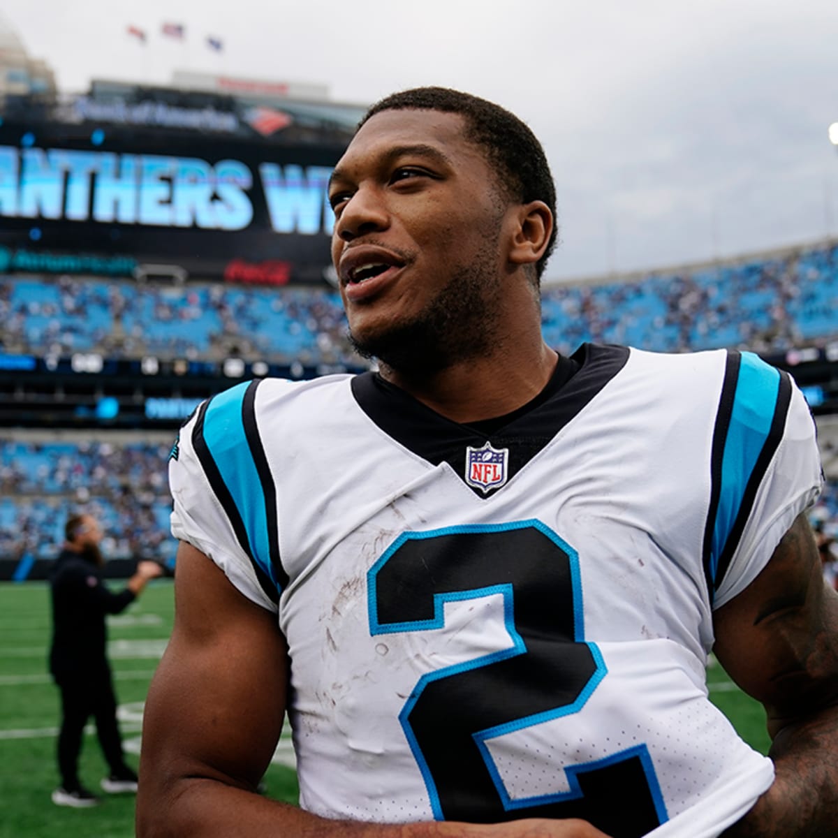 Panthers' DJ Moore Appears to Forget Jacob Eason's Name - Sports