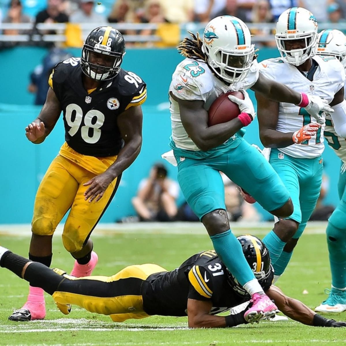 Slideshow: Pittsburgh Steelers crush Miami Dolphins in first round of NFL  Playoffs