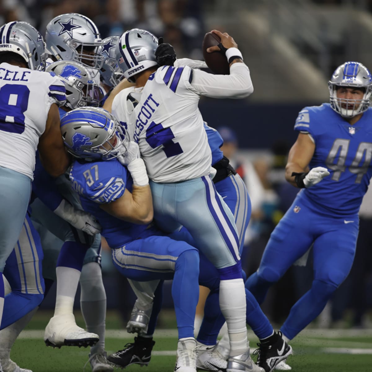 Detroit Lions Malcolm Rodriguez earns first NFL sack. - Sports Illustrated  Detroit Lions News, Analysis and More