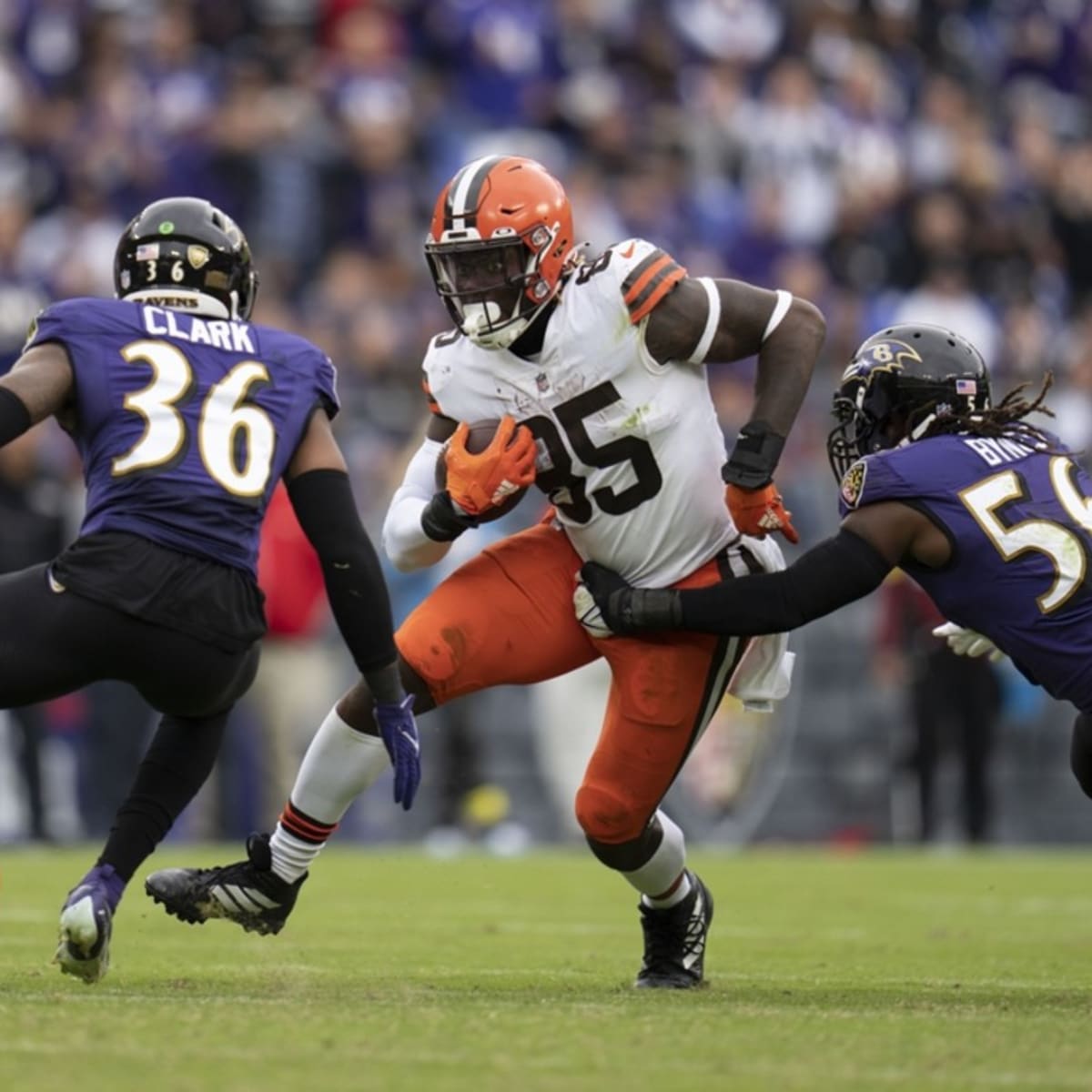 David Njoku TE Cleveland Browns, Every target and catch, 2022