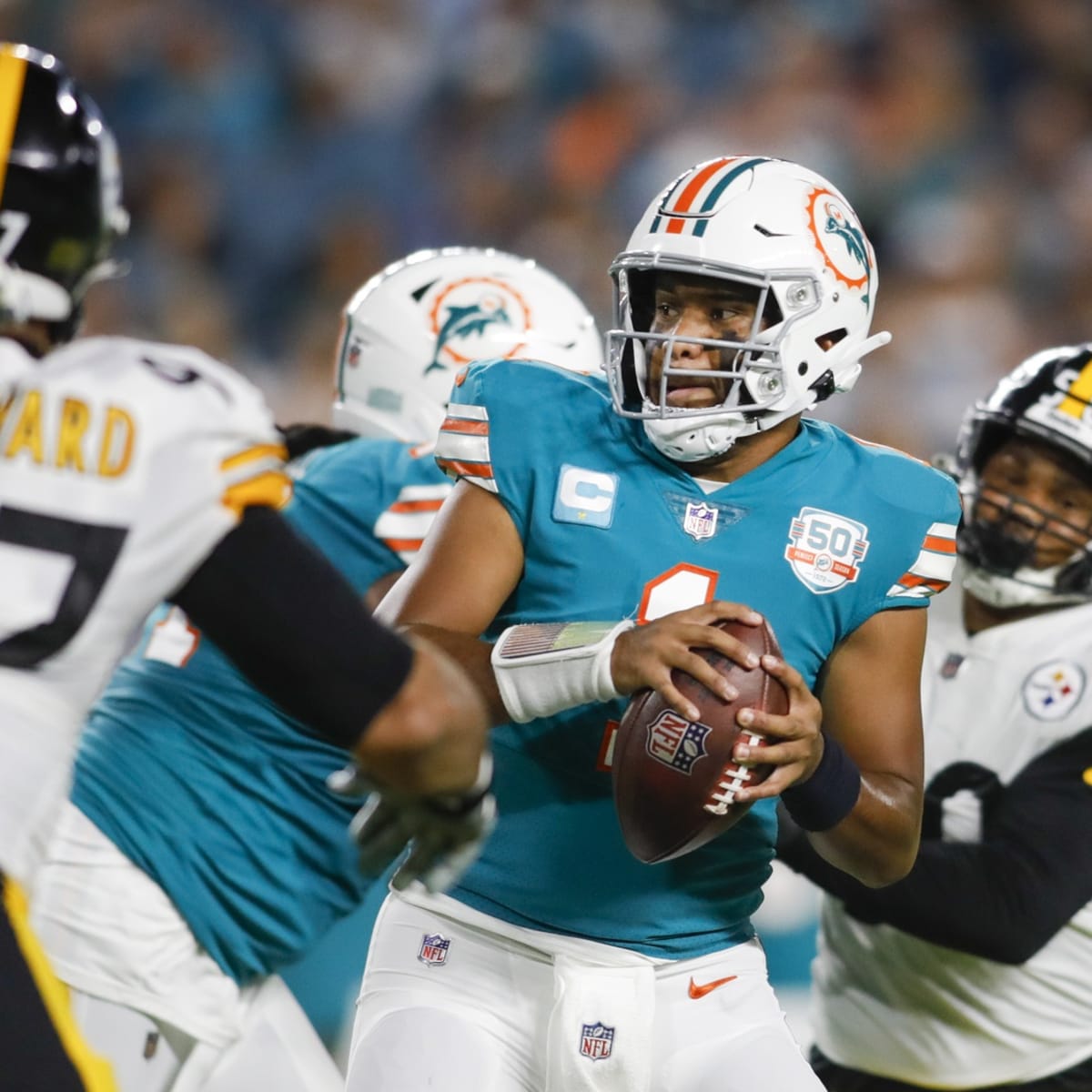 Miami Dolphins-Pittsburgh Steelers Week 7 Complete Observations - Sports  Illustrated Miami Dolphins News, Analysis and More