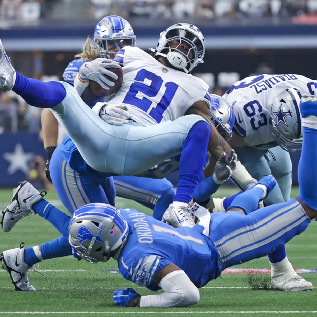 Lions-Cowboys key PFF stats: Detroit's defense shows signs of life