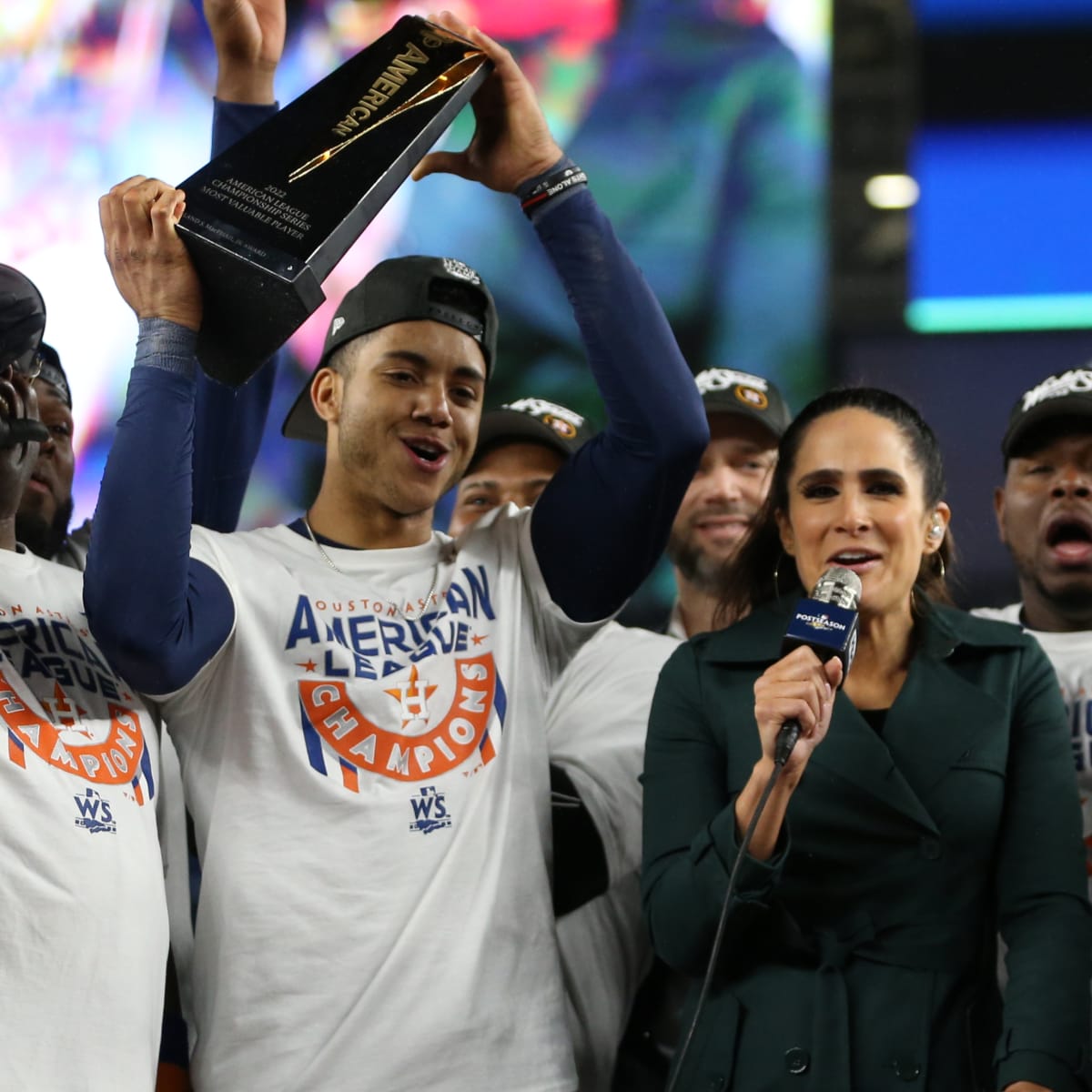 Jeremy Pena has been named the 2022 ALCS MVP, after carrying the Astros to  their fourth pennant in six years. #Astros #JeremyPena #ALCS