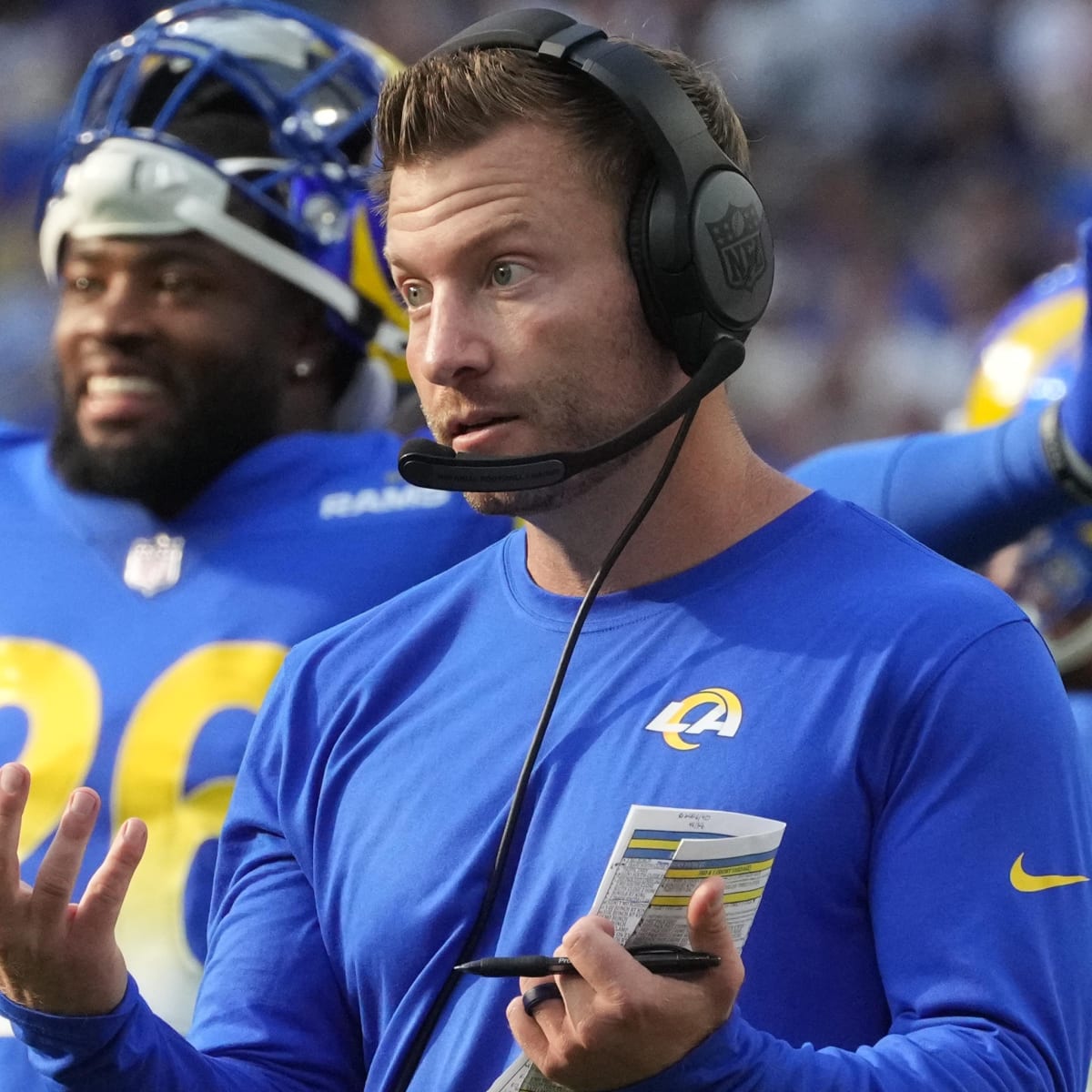 Rams' McVay admires Niners' boldness in McCaffrey pursuit